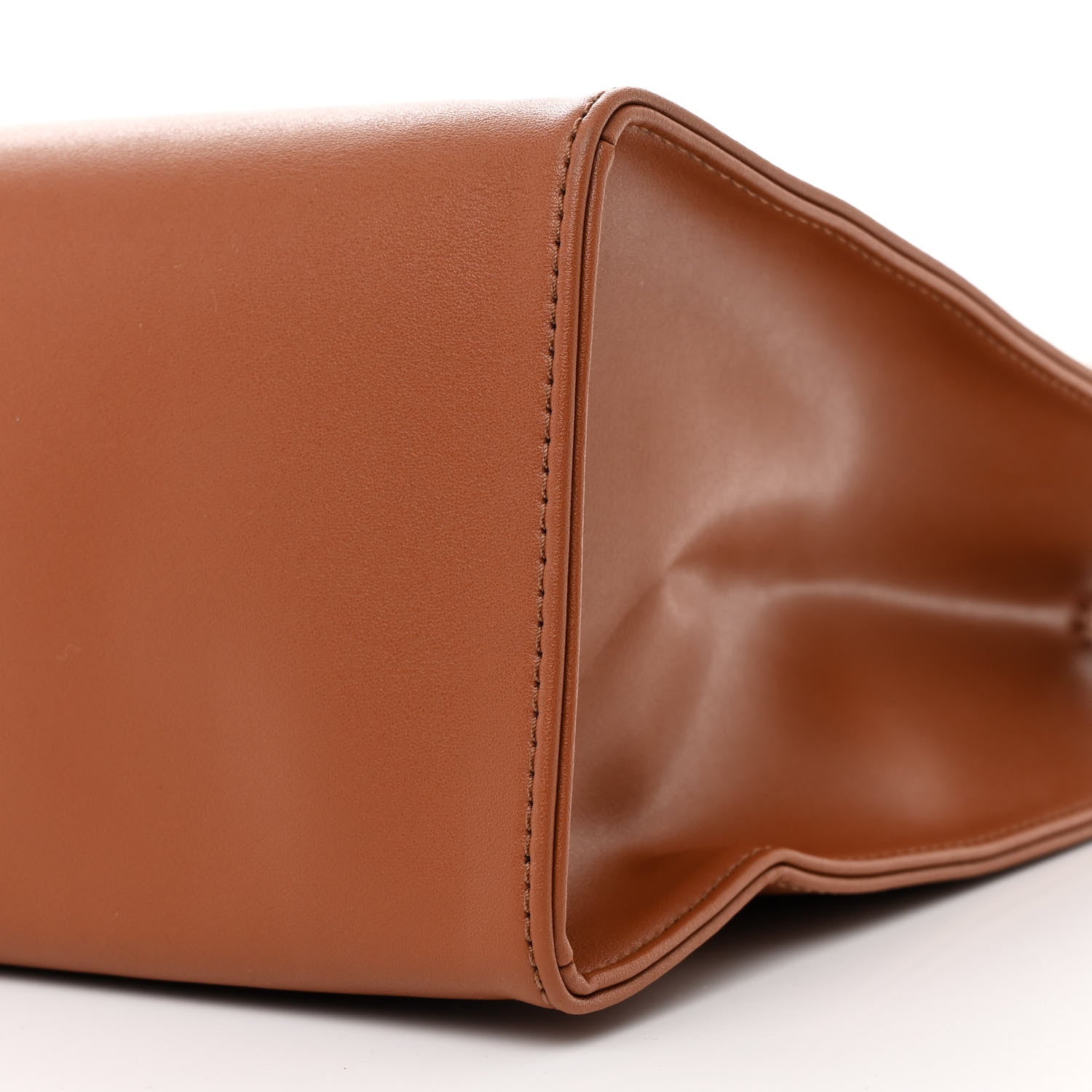 Telfar Vegan Leather Medium Shopping Bag Tan 9 of 9