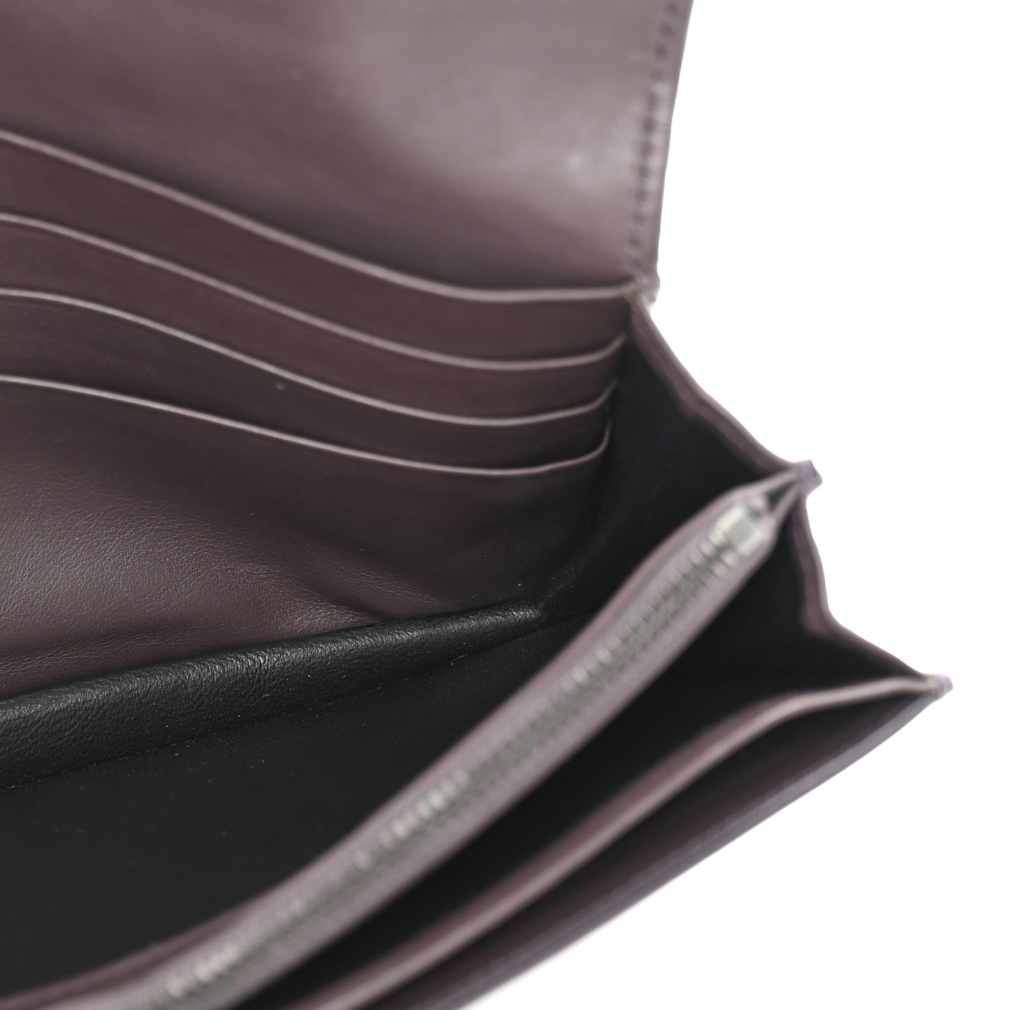 Nappa Intrecciato Continental Flap Wallet Opera