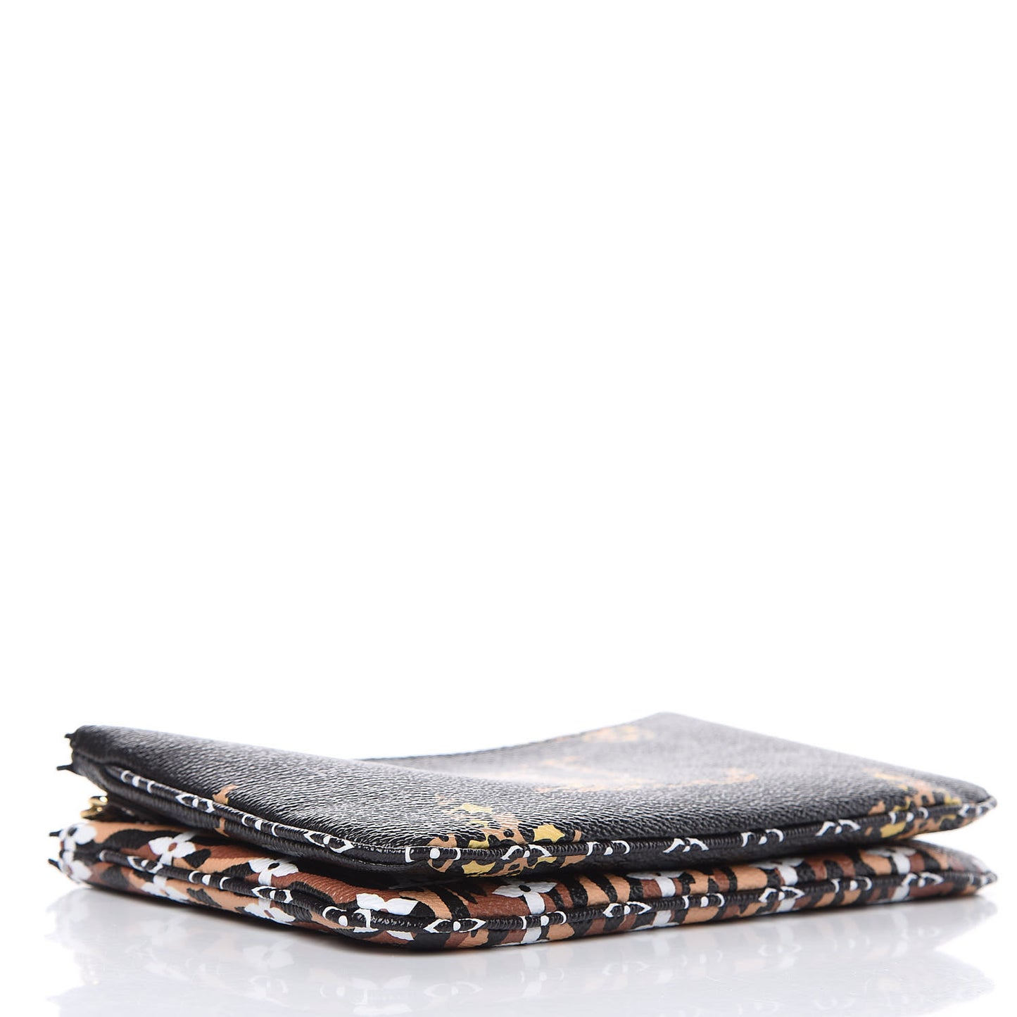 Monogram Giant Jungle Pochette Double Zip Black