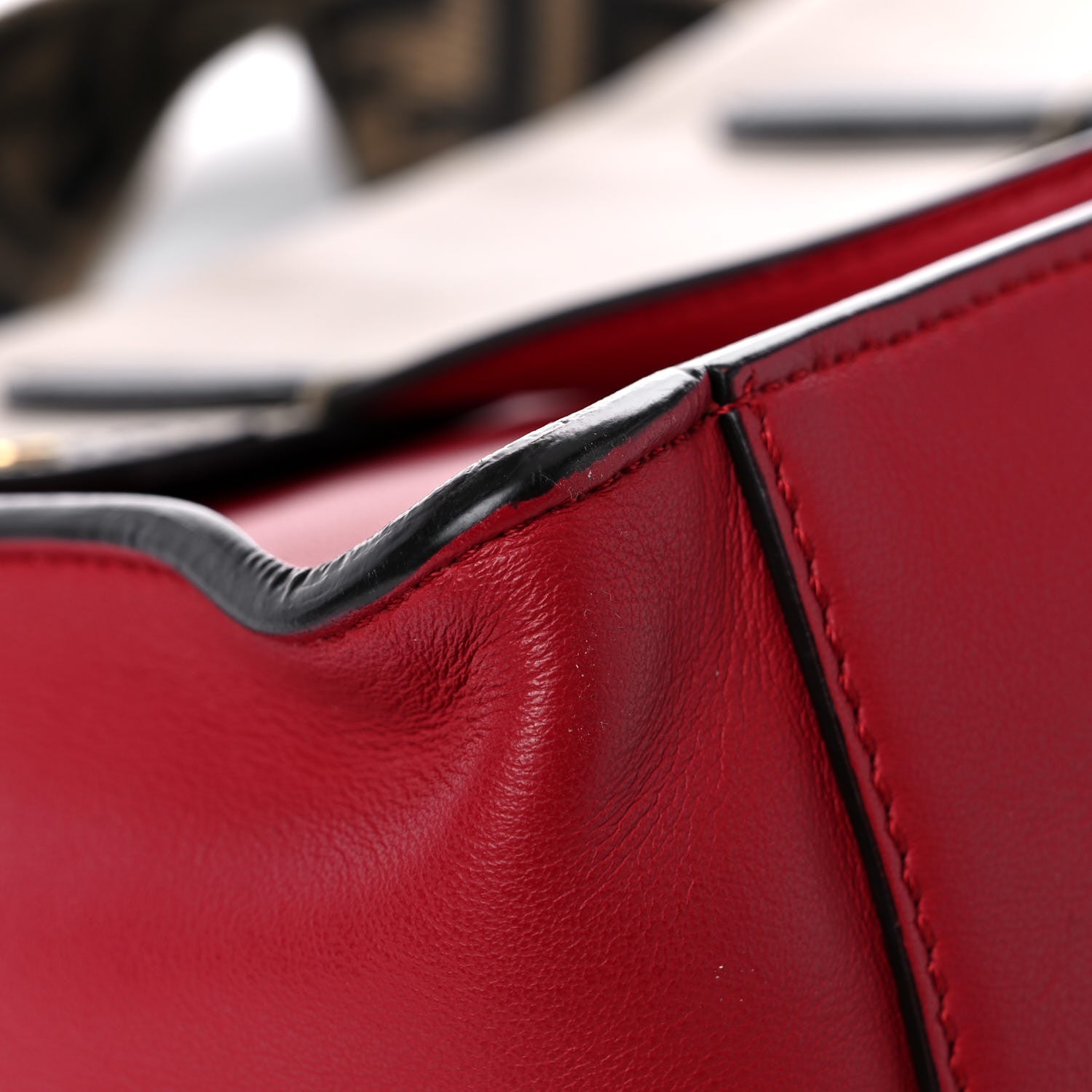 Fendi Vitello Grace FF 1974 Small Flip Tote Fragola Sepia 5 of 22