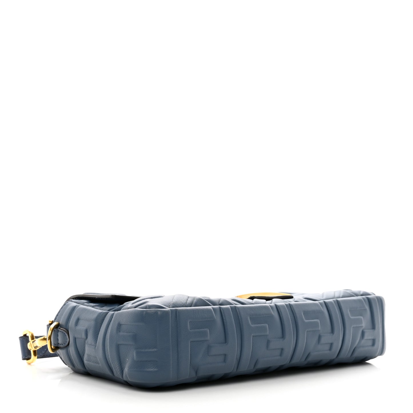 Nappa FF 1974 Embossed Baguette Mirto