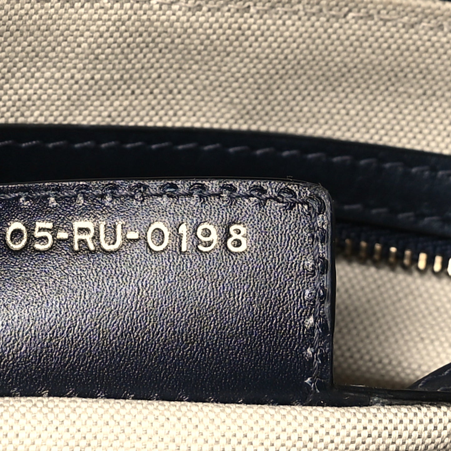 Oblique Saddle Bag Blue