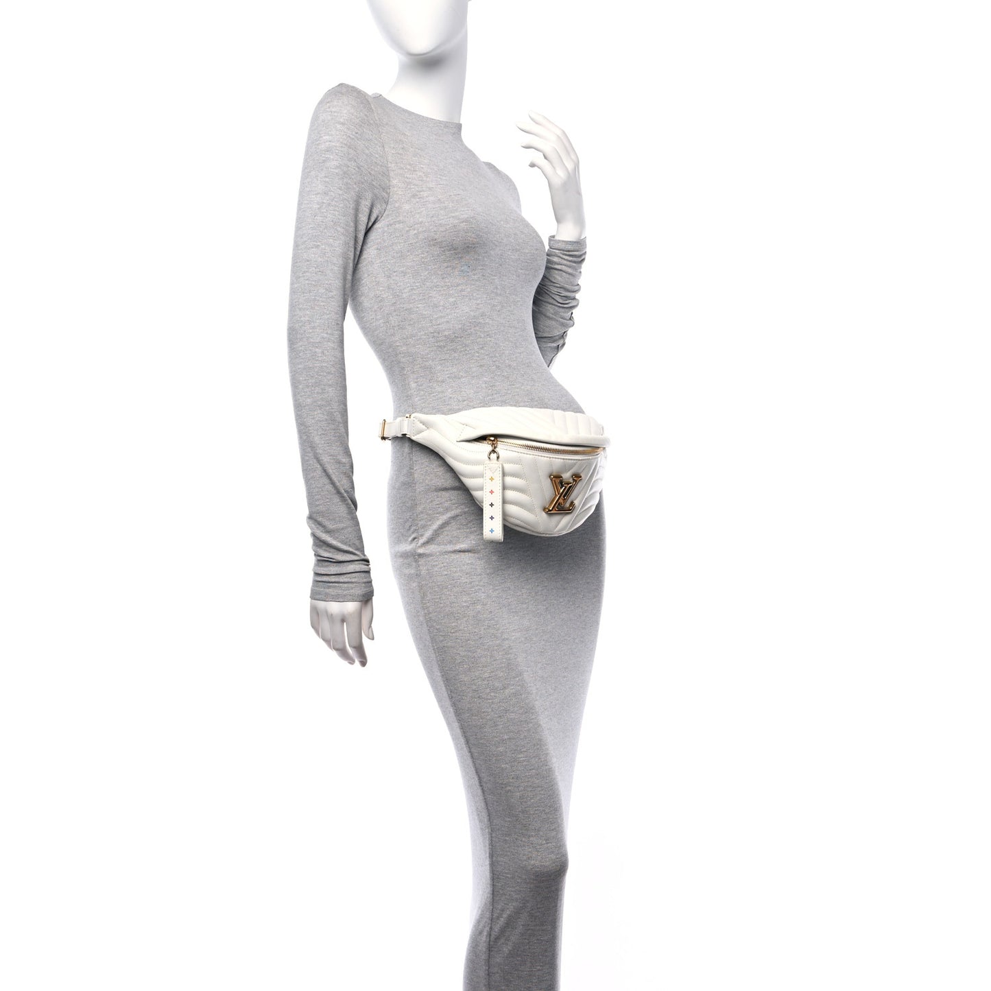 Calfskin New Wave Bumbag Snow