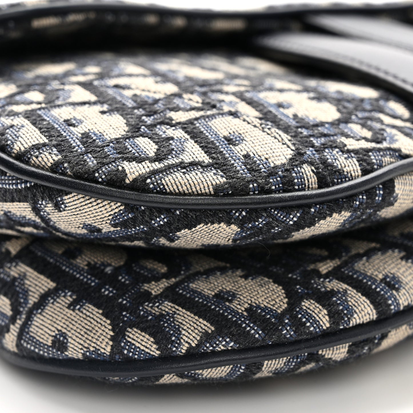 Oblique Mini Saddle Bag Blue