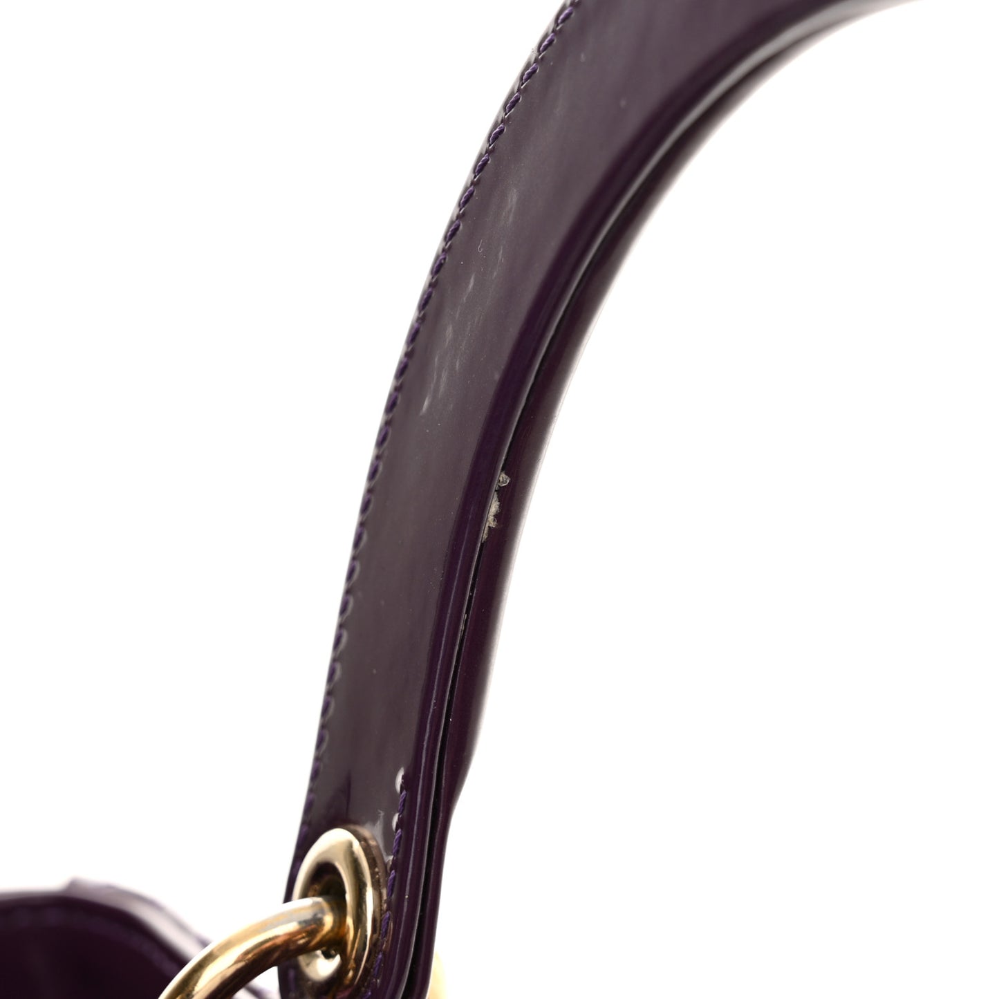 Patent Cannage Medium Lady Dior Purple