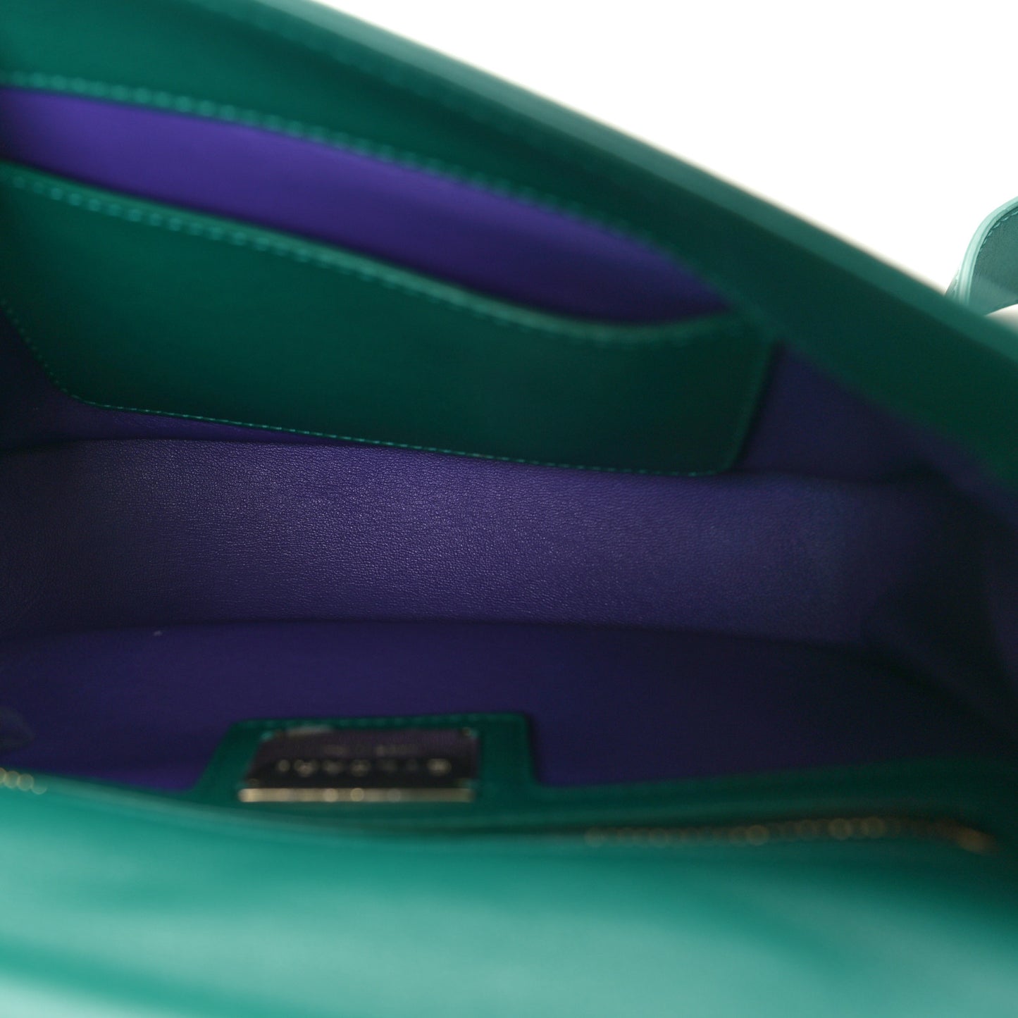 Calfskin Matelasse Mini Serpenti Cabochon Crossbody Bag Jade Green