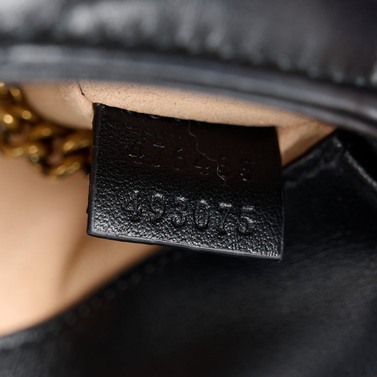 Calfskin Matelasse Super Mini GG Marmont Shoulder Bag Black