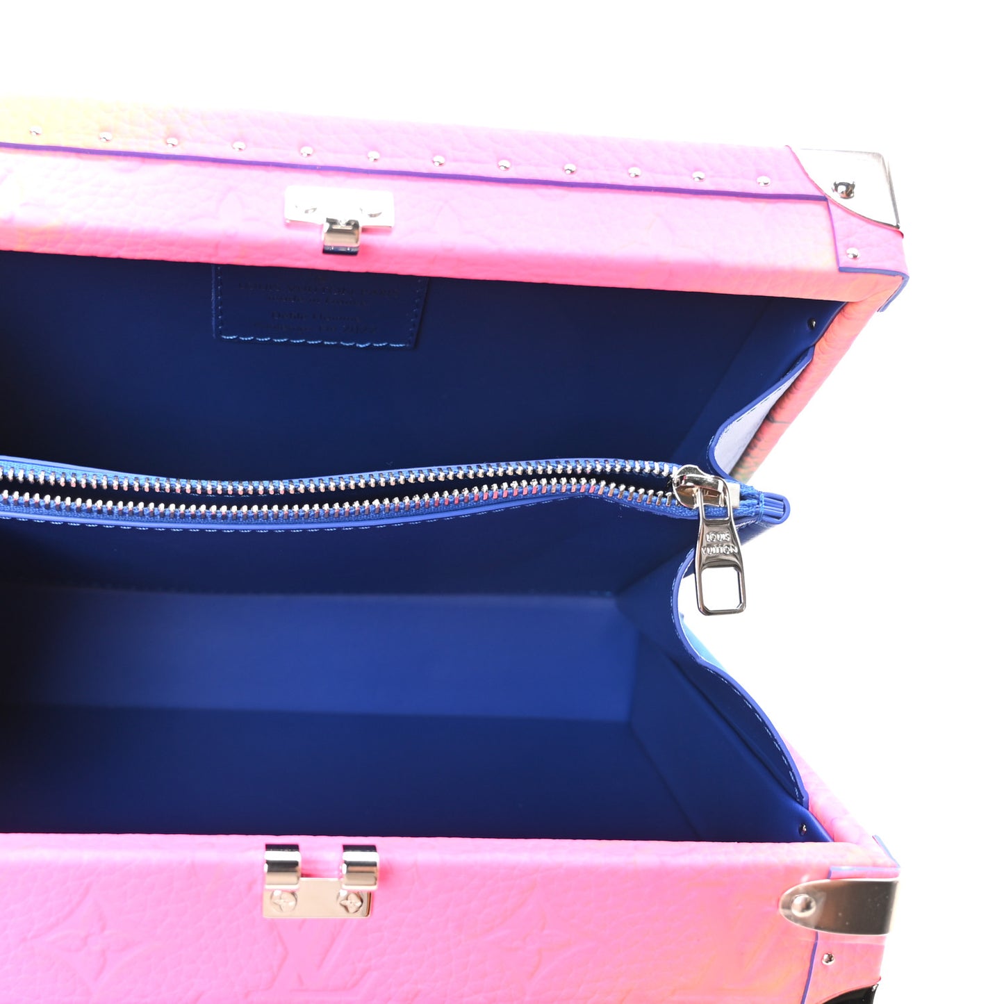 Taurillon Monogram Illusion Clutch Box Multicolor