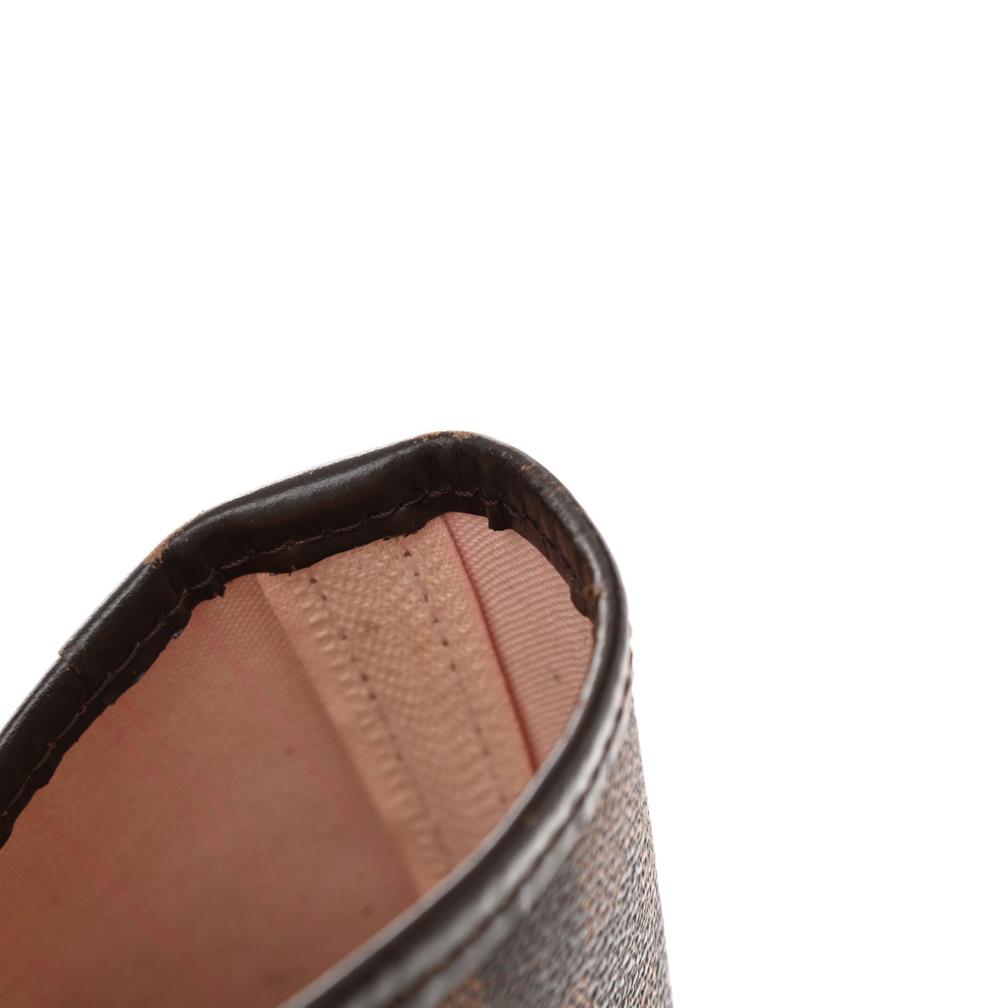 Damier Ebene Neo Neverfull MM Rose Ballerine