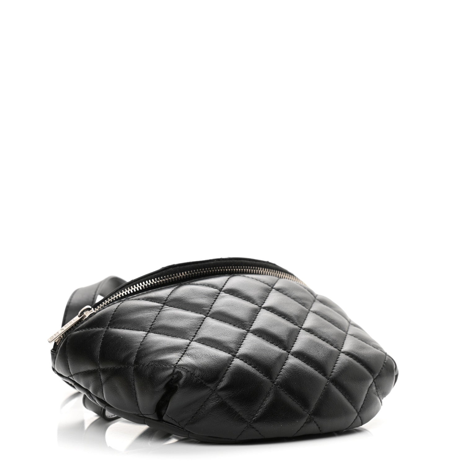 Chanel Calfskin Quilted Waist Belt Bag Black 4 of 10
