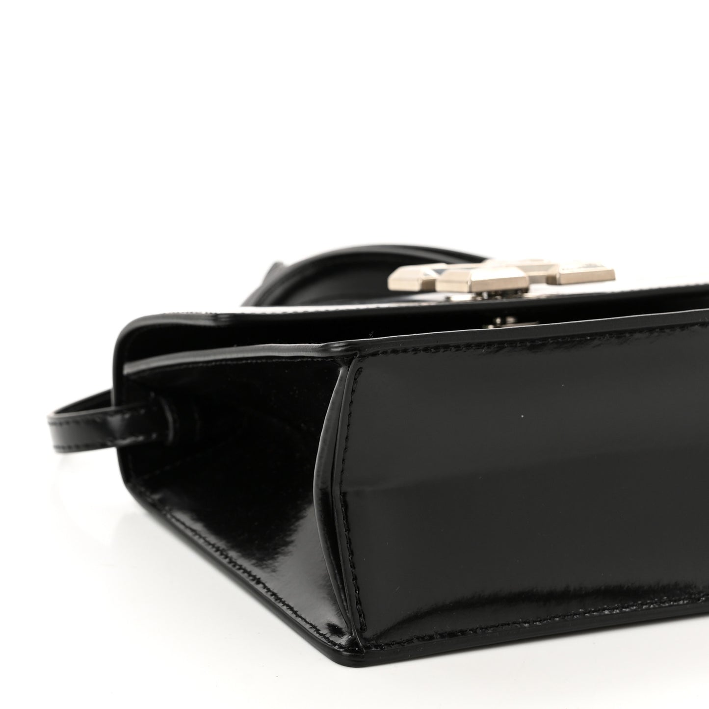 Calfskin Salary Jitney 1.4 Shoulder Bag Black