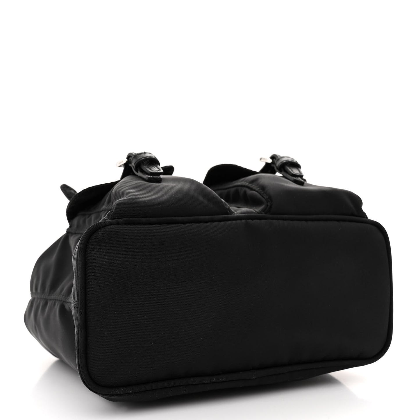 Nylon Vela Mini Crossbody Backpack Black
