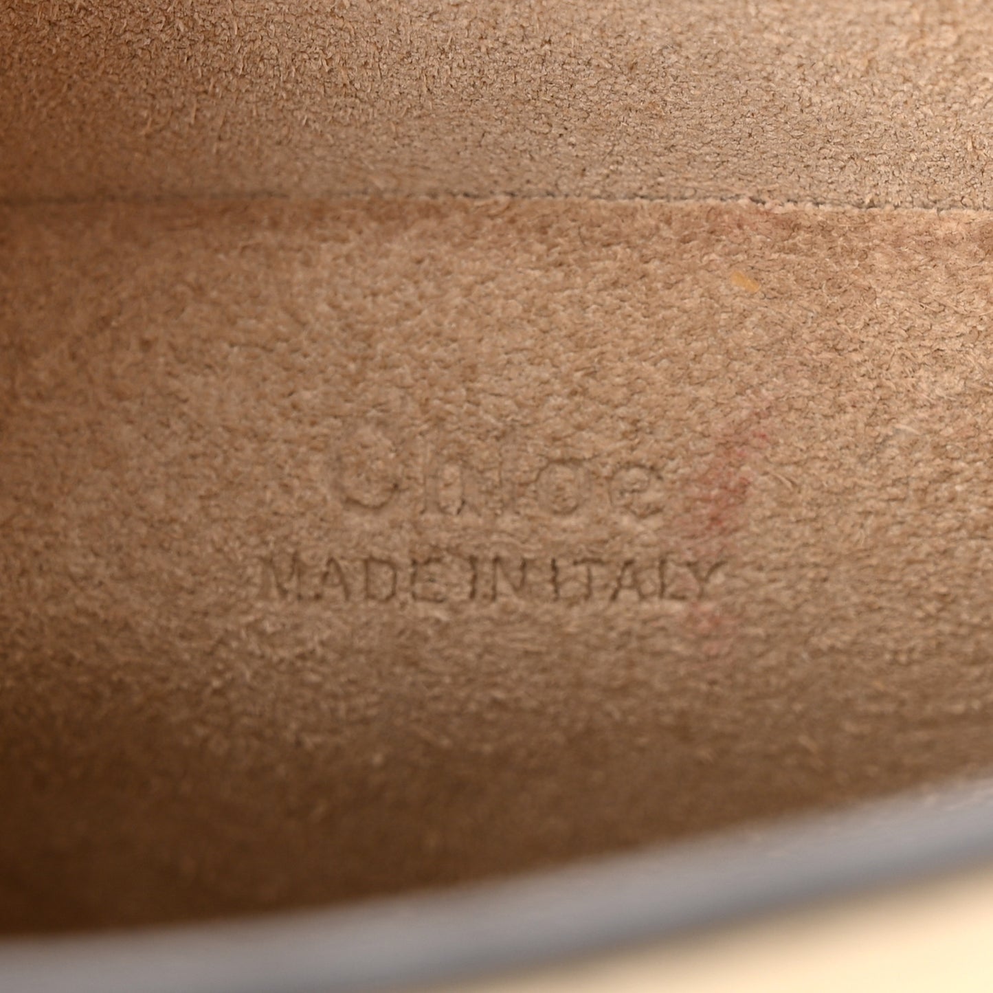 Calfskin Suede Small Nile Bracelet Bag Off White