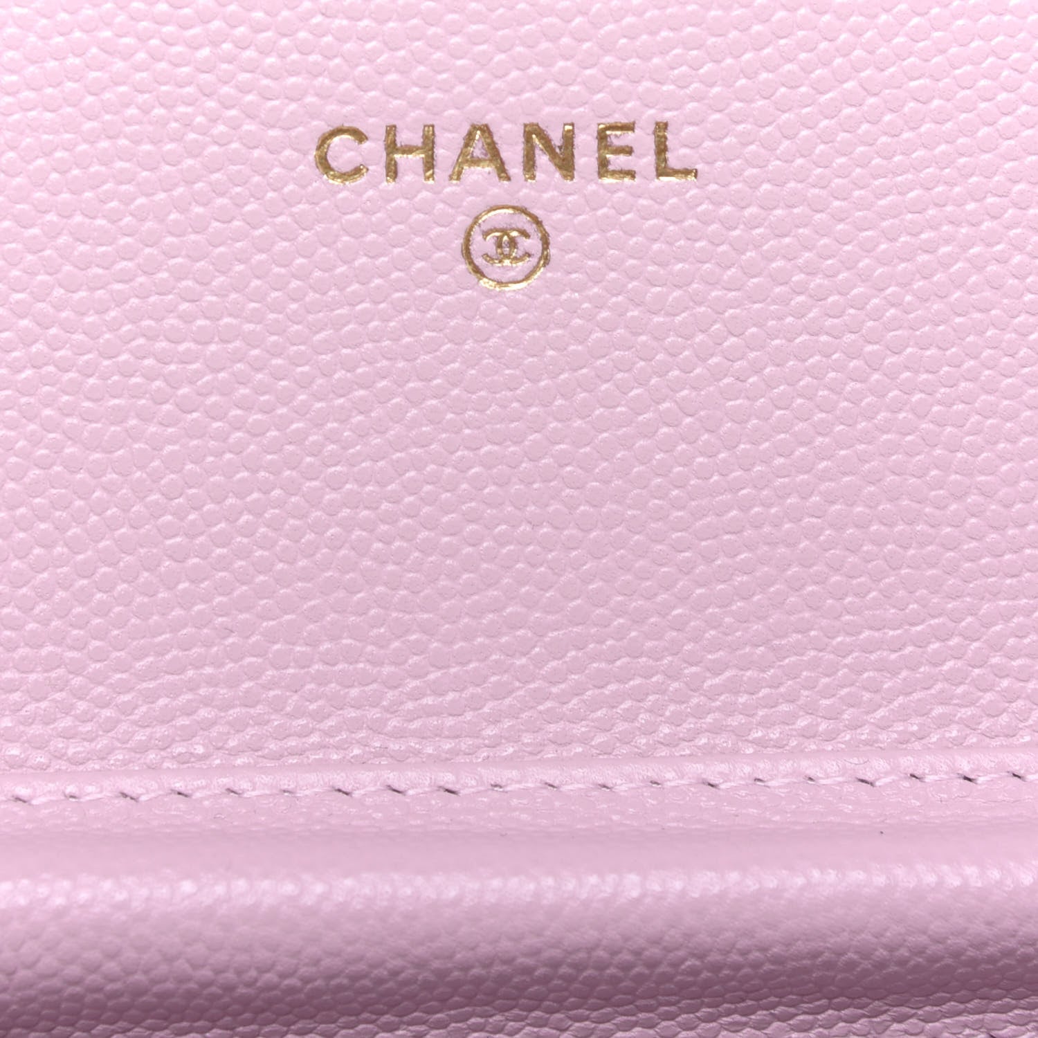 Chanel Caviar Quilted Wallet On Chain WOC Light Pink 6 of 14