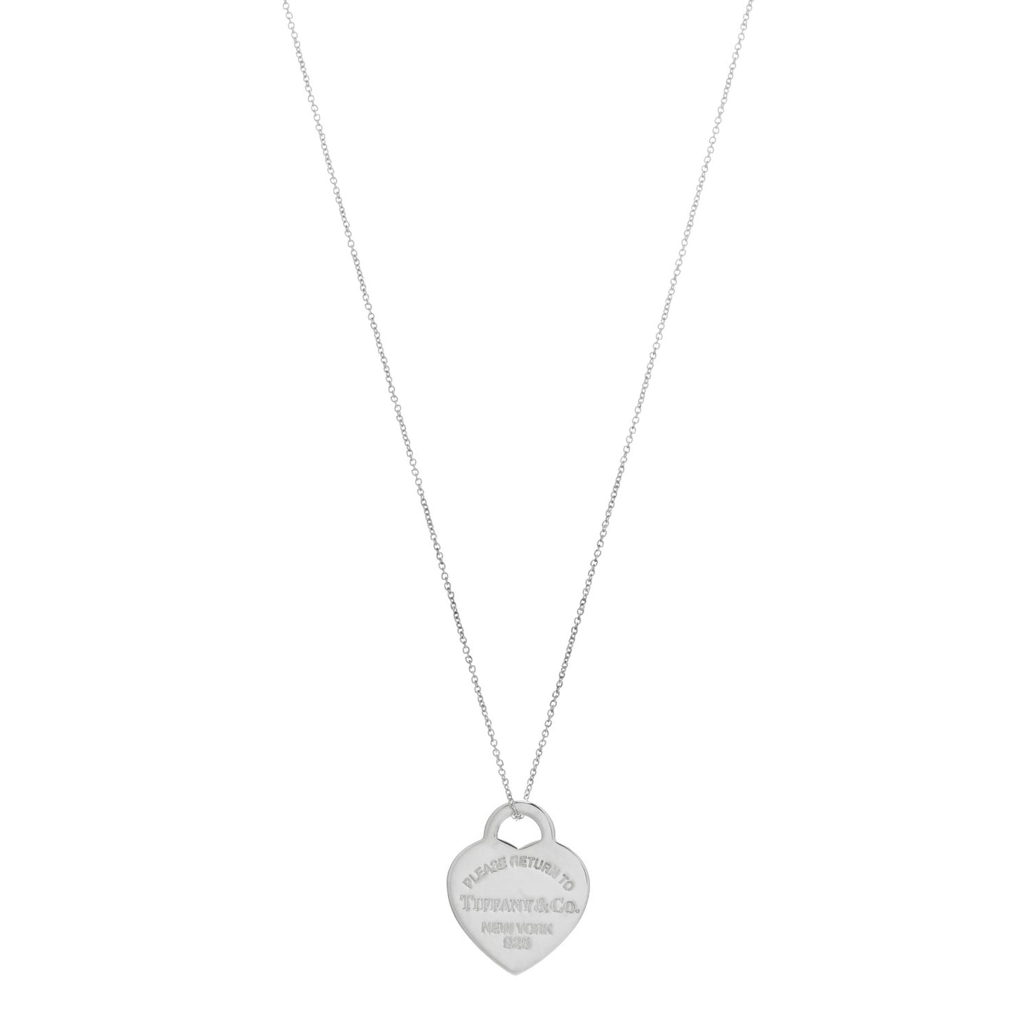 Sterling Silver Return to Tiffany Heart Pendant Necklace