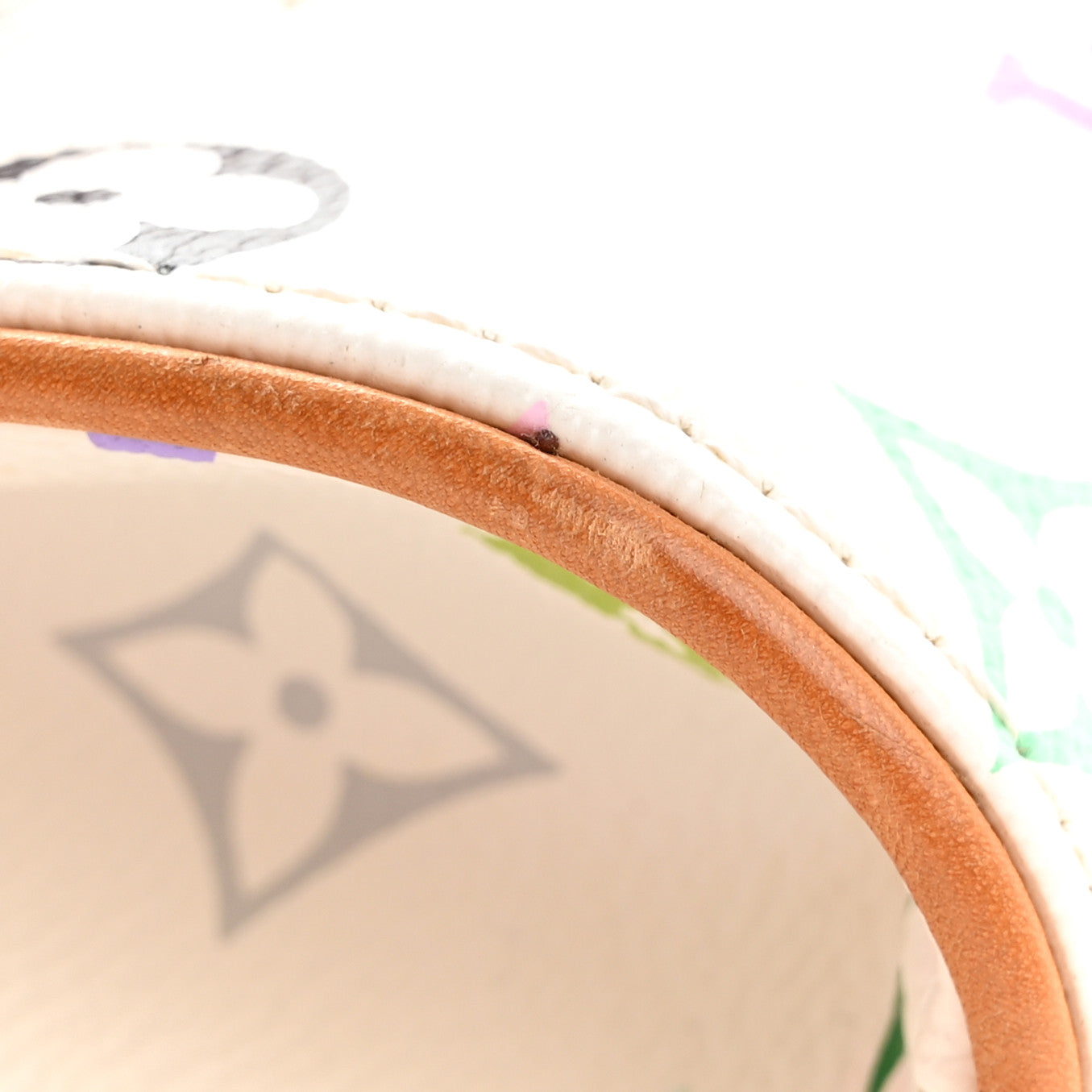 Louis Vuitton Monogram Multicolor Courtney Clutch White 15 of 17