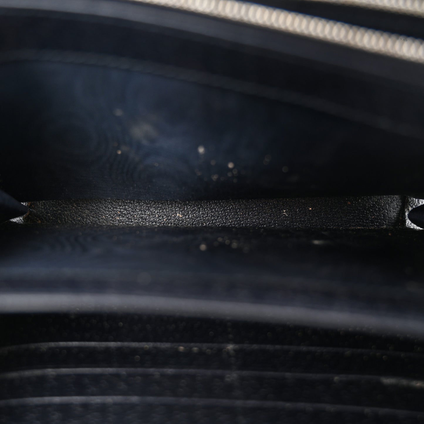 GG Supreme Monogram Textured Dollar Calfskin Mini Dionysus Chain Wallet Beige Blue