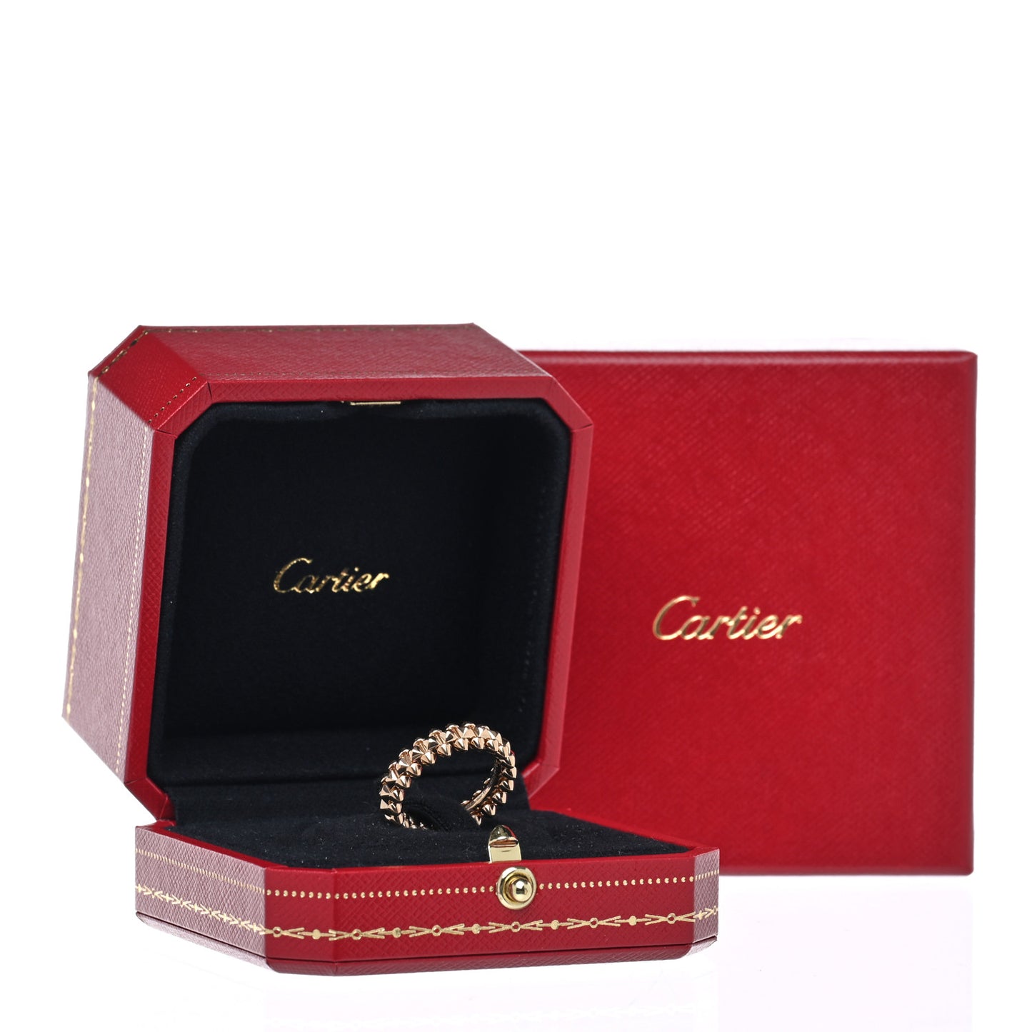 18K Pink Gold SM Clash De Cartier Ring 51 5.75