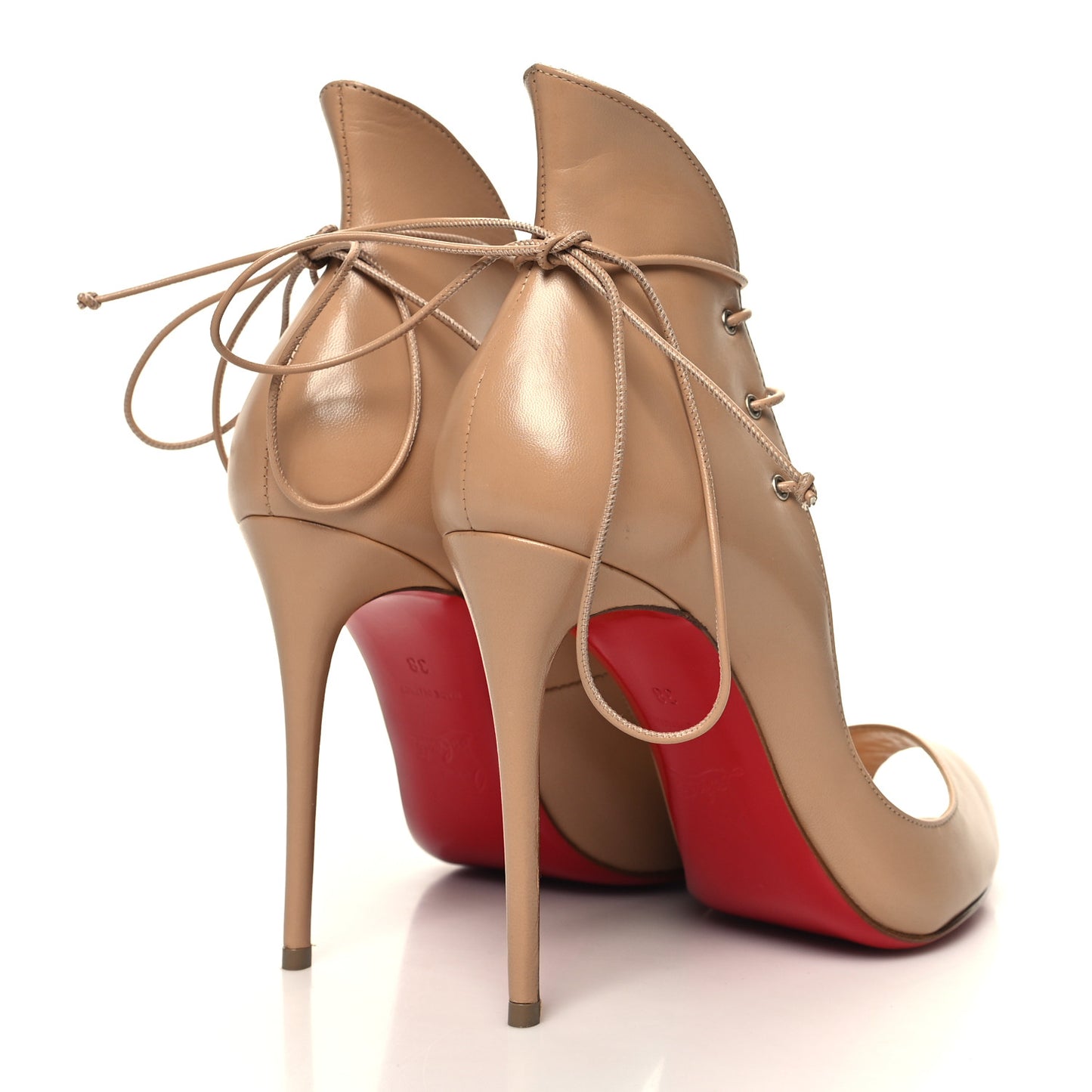 Kid Mega Vamp 100 Lace Up Pumps 38 Nude