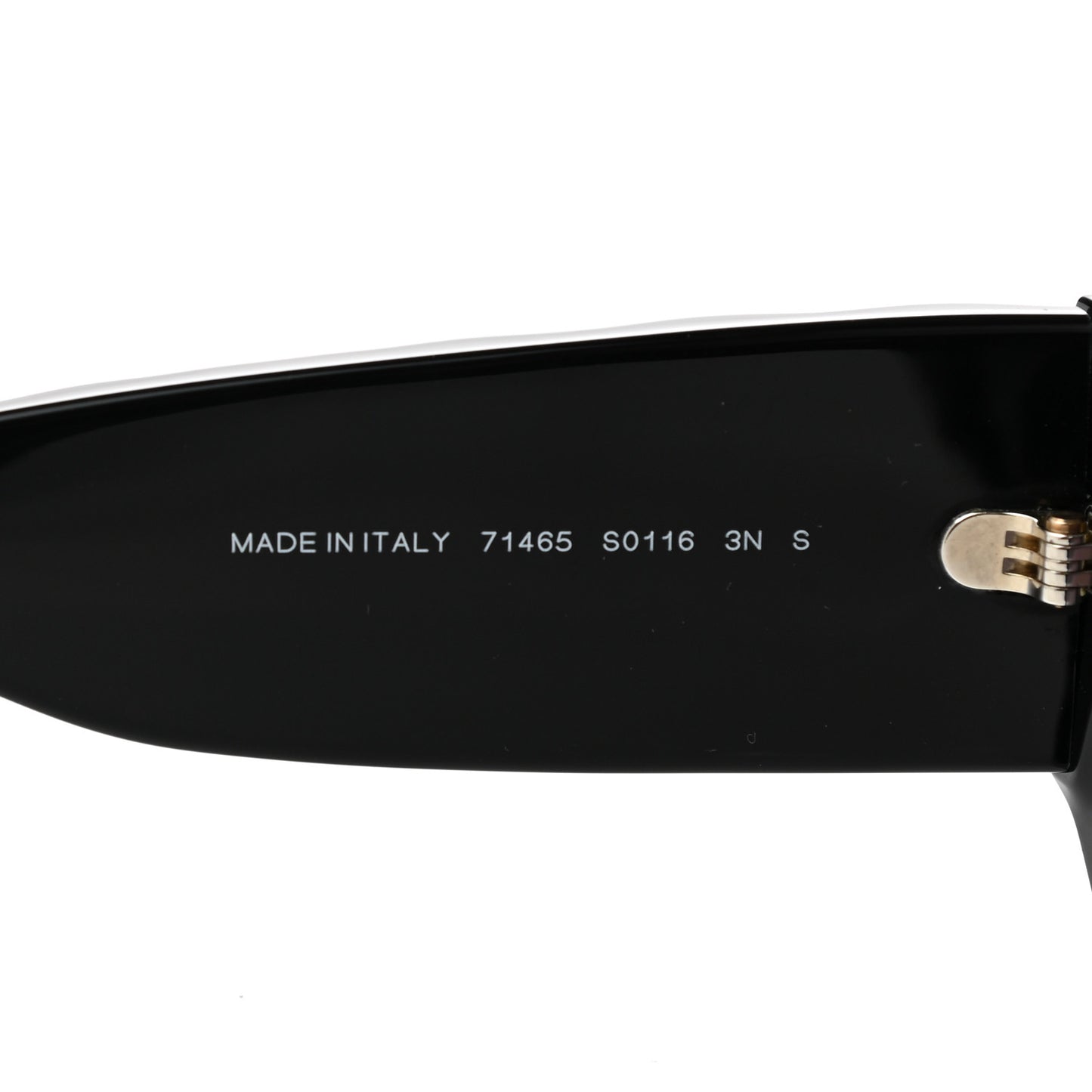 Acetate Quilted CC Pilot Sunglasses 71465 Black