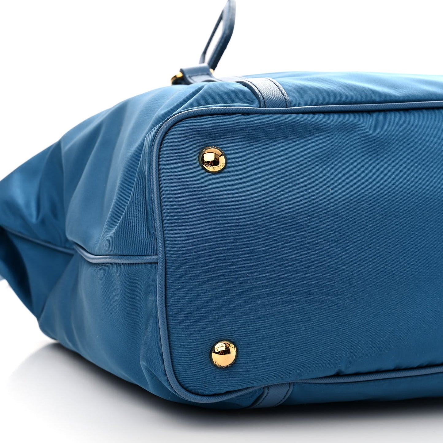 Tessuto Nylon Saffiano Tote Cobalto