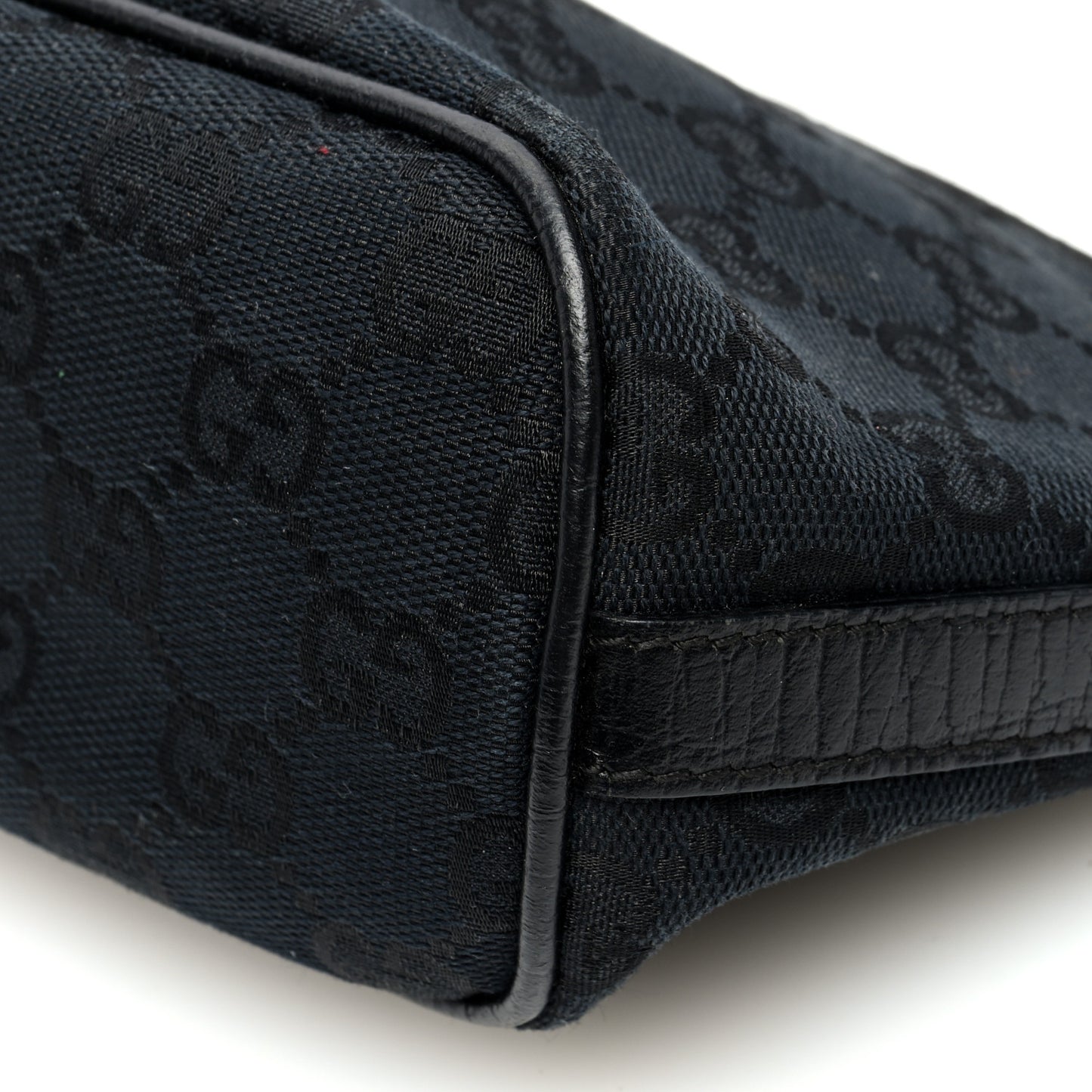 Monogram Web Boat Pochette Black