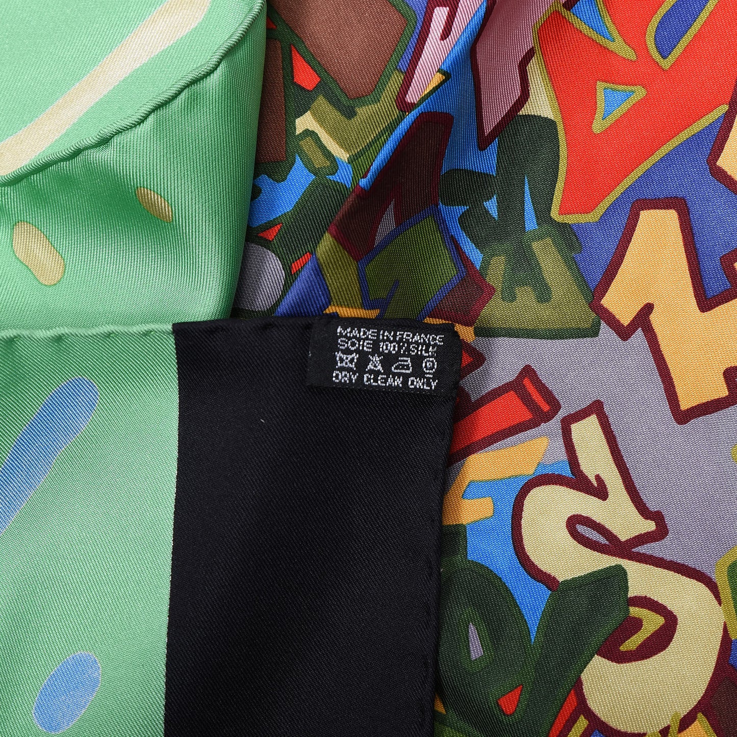 Silk Graff Graffiti Scarf 90