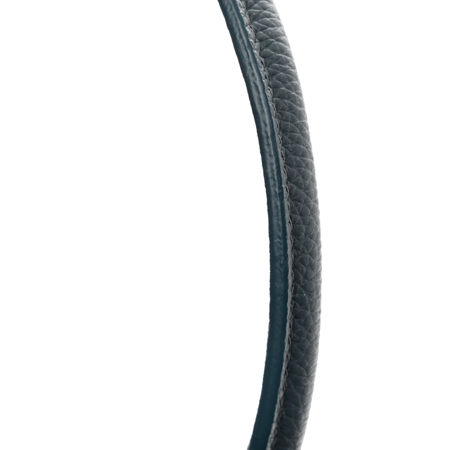 Baby Drummed Calfskin Nano Luggage Petrol