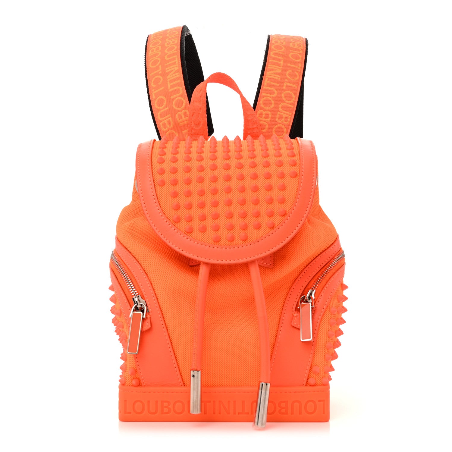 Christian Louboutin Calfskin Spiked Small Explorafunk Backpack