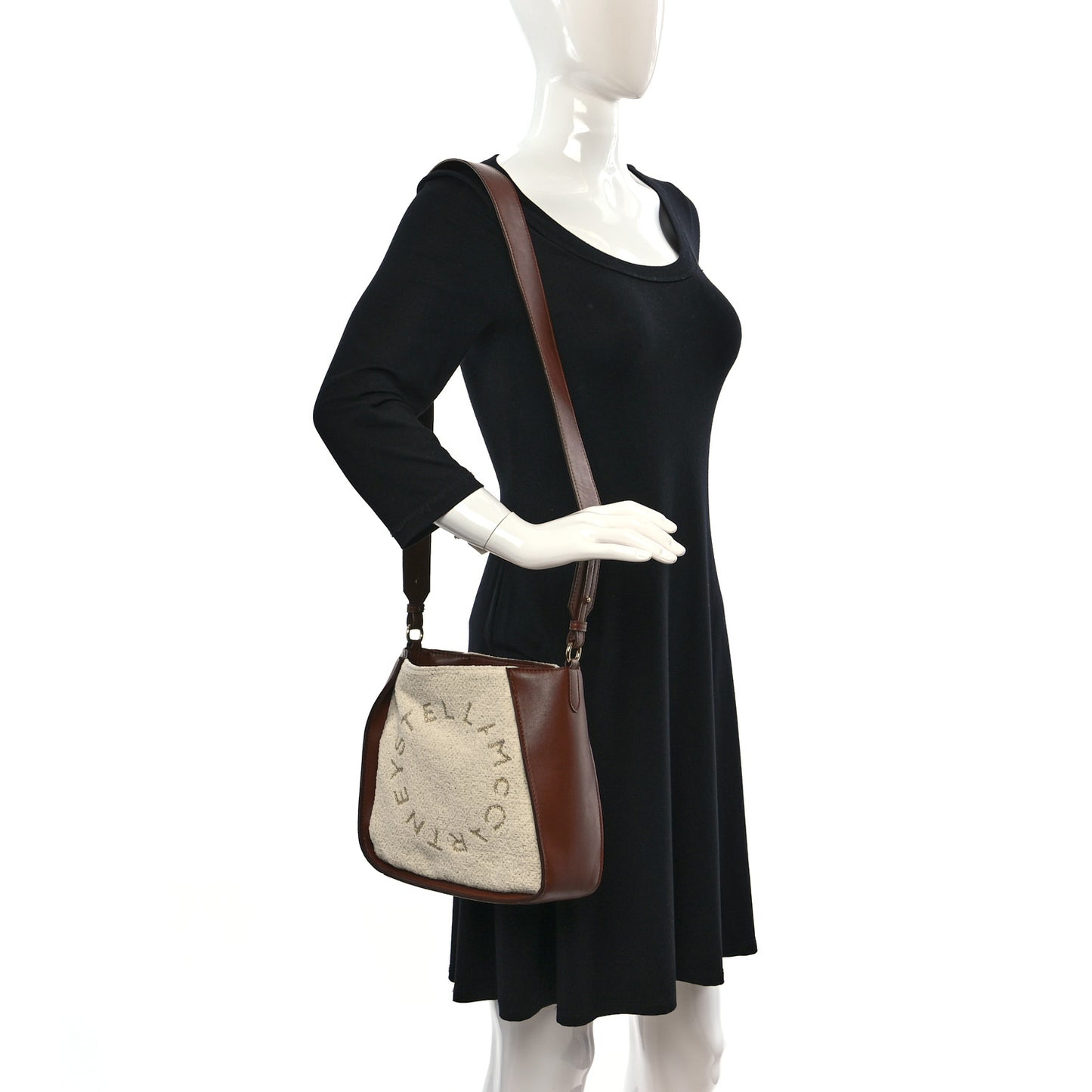 Eco Chenille Perforated Logo Mini Crossbody