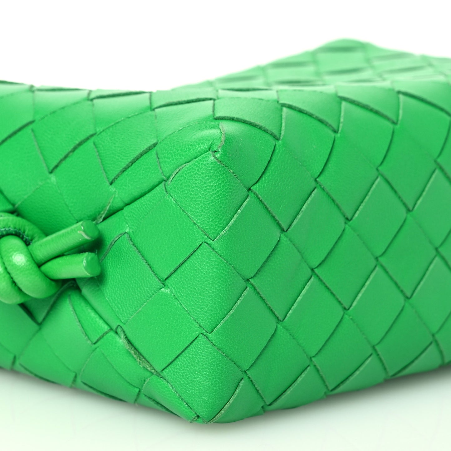 Nappa Intrecciato Mini Loop Camera Bag Parakeet