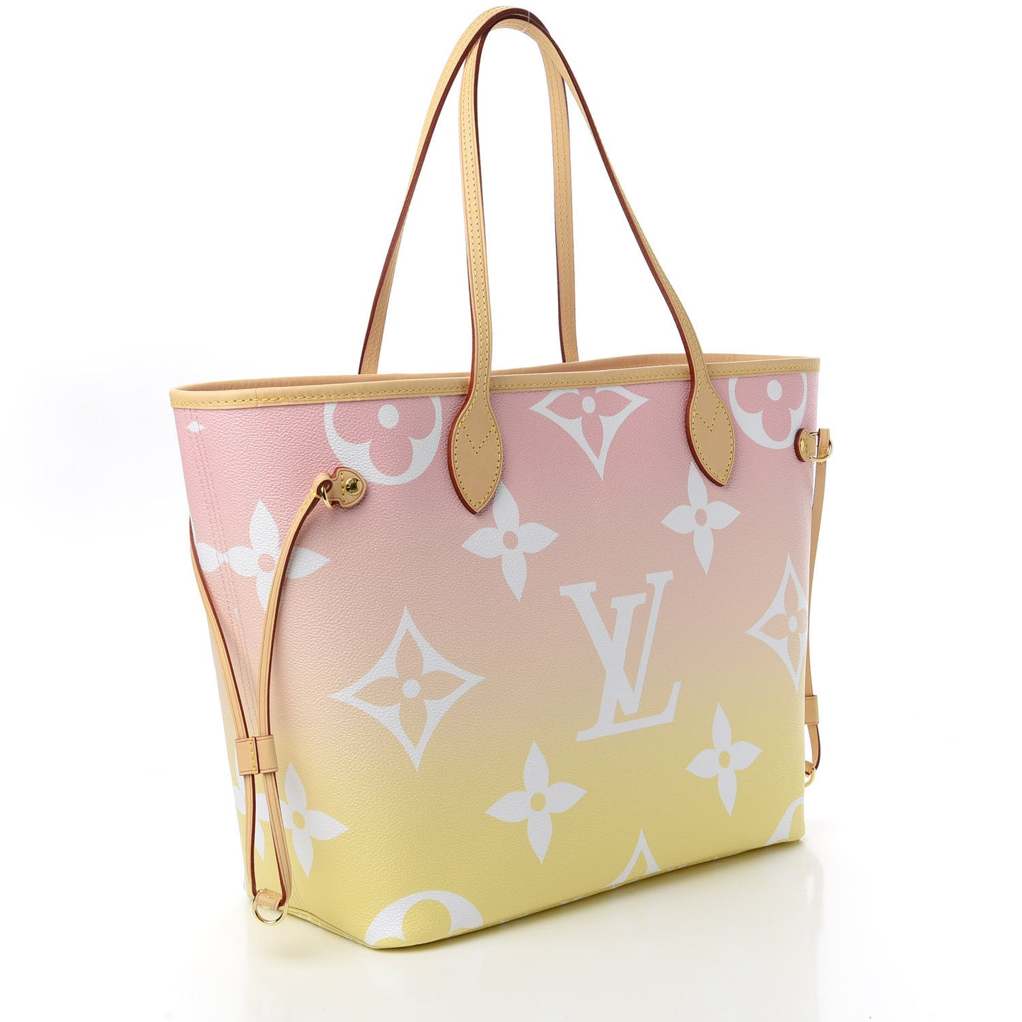 Monogram Giant By The Pool Neverfull MM Light Pink