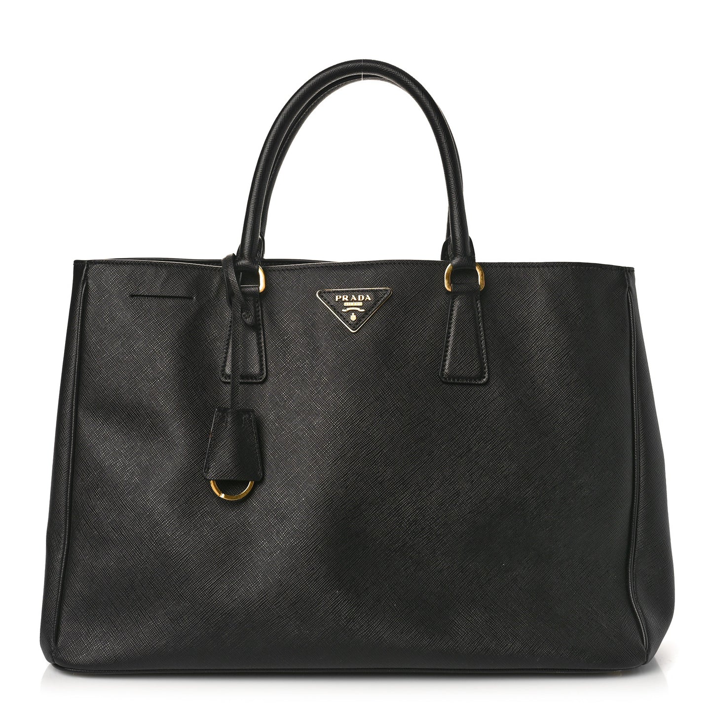 Saffiano Lux Large Tote Black