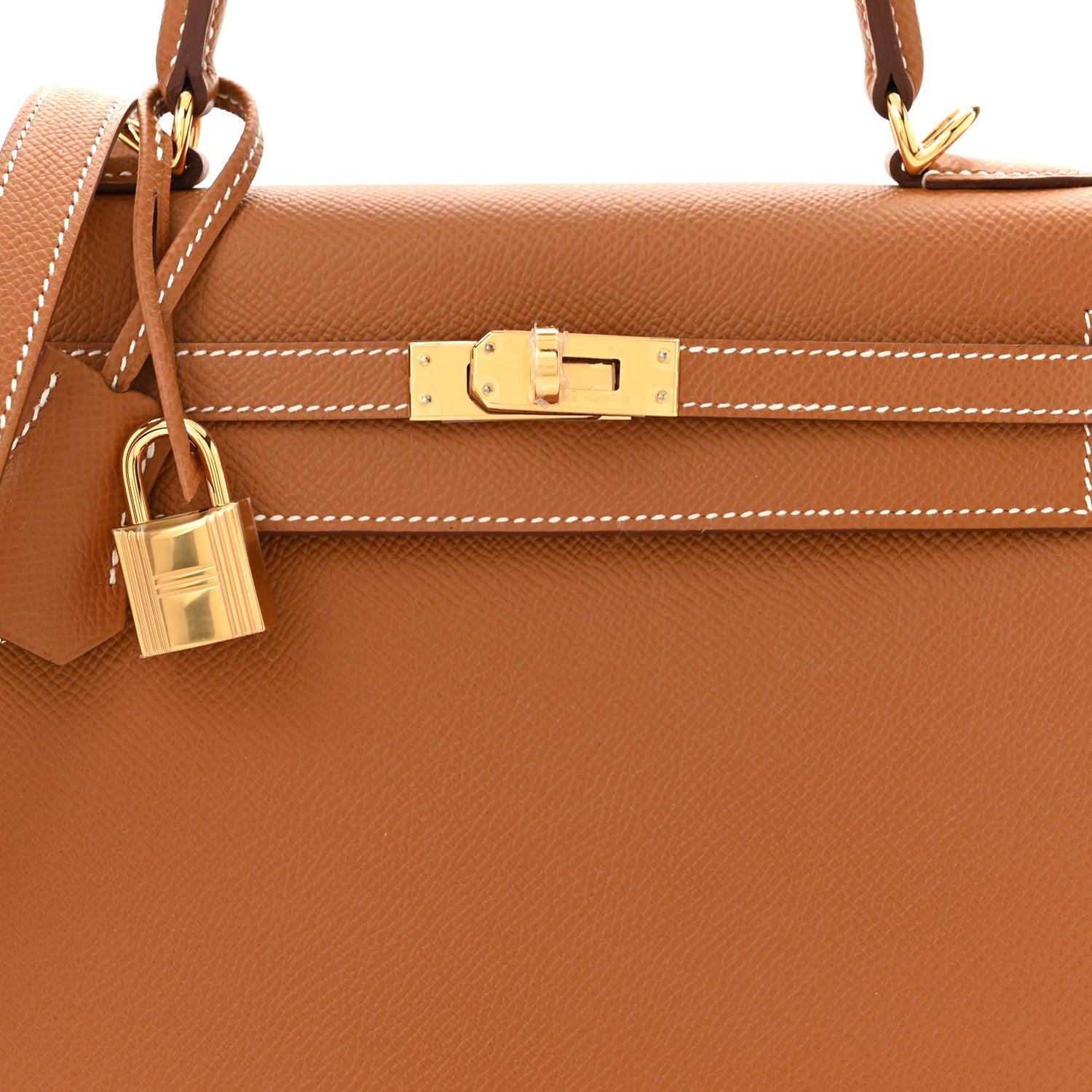 Hermes Epsom Kelly Sellier 25 Gold 8 of 11