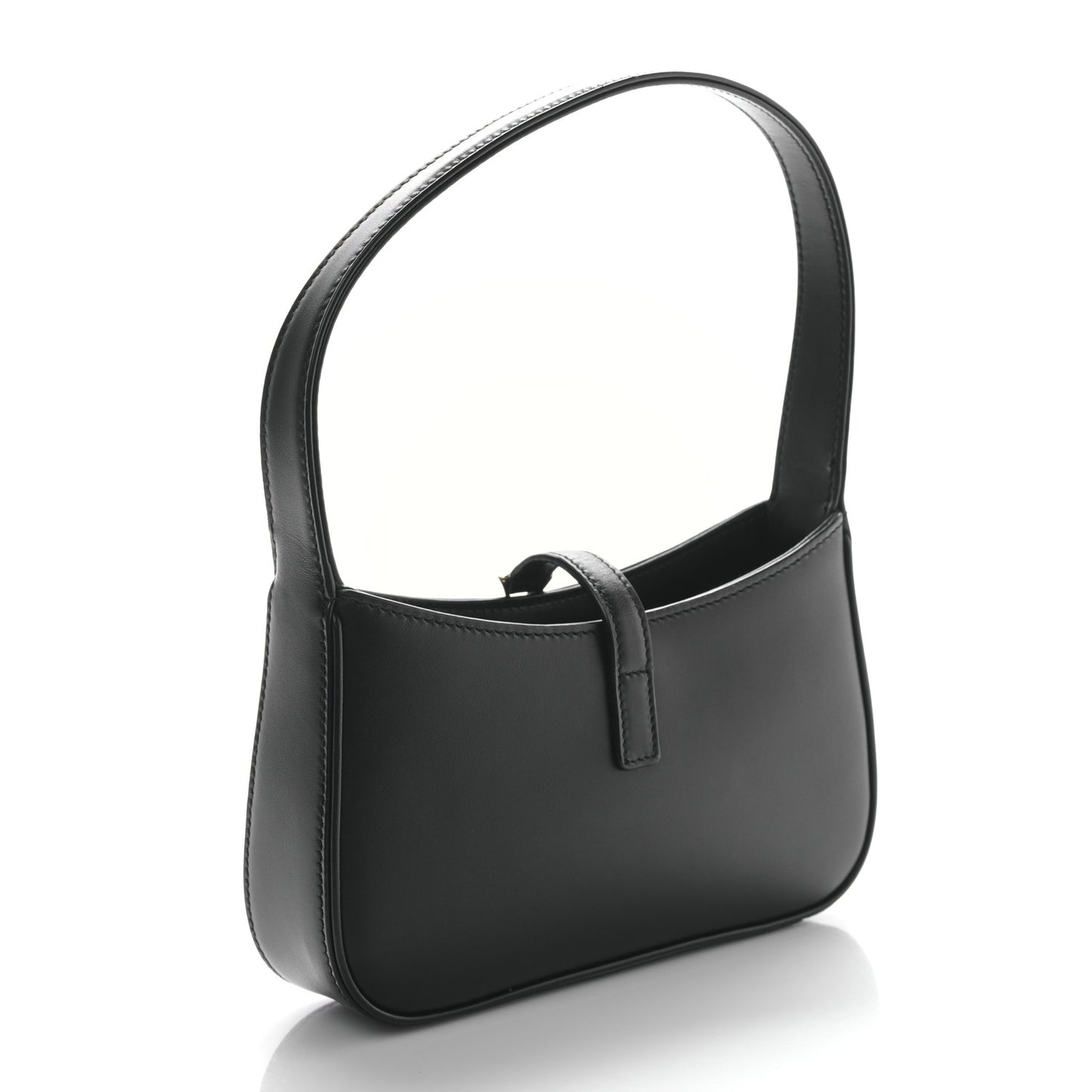 Smooth Calfskin Le 5 A 7 Mini Hobo Black