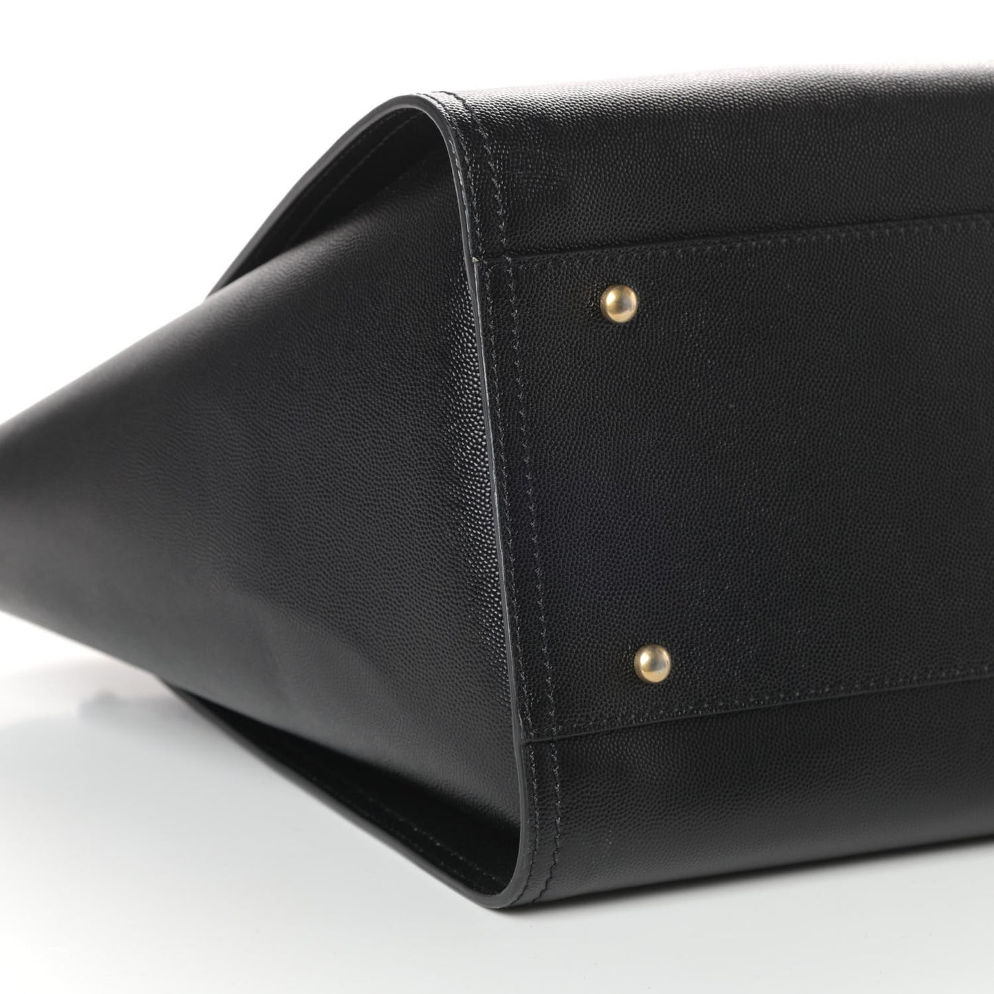 Caviar Medium Studded Deauville Tote Black