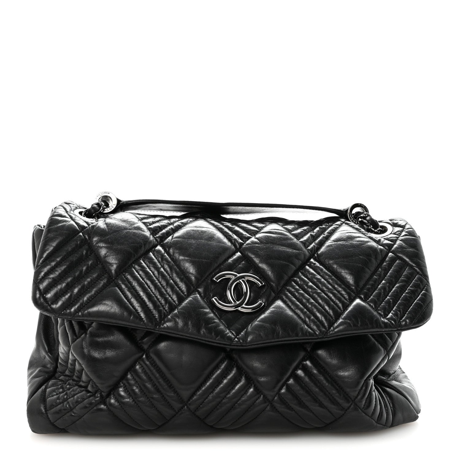 Chanel Lambskin In and Out XL Maxi Flap Black 1831570 – FASHIONPHILE