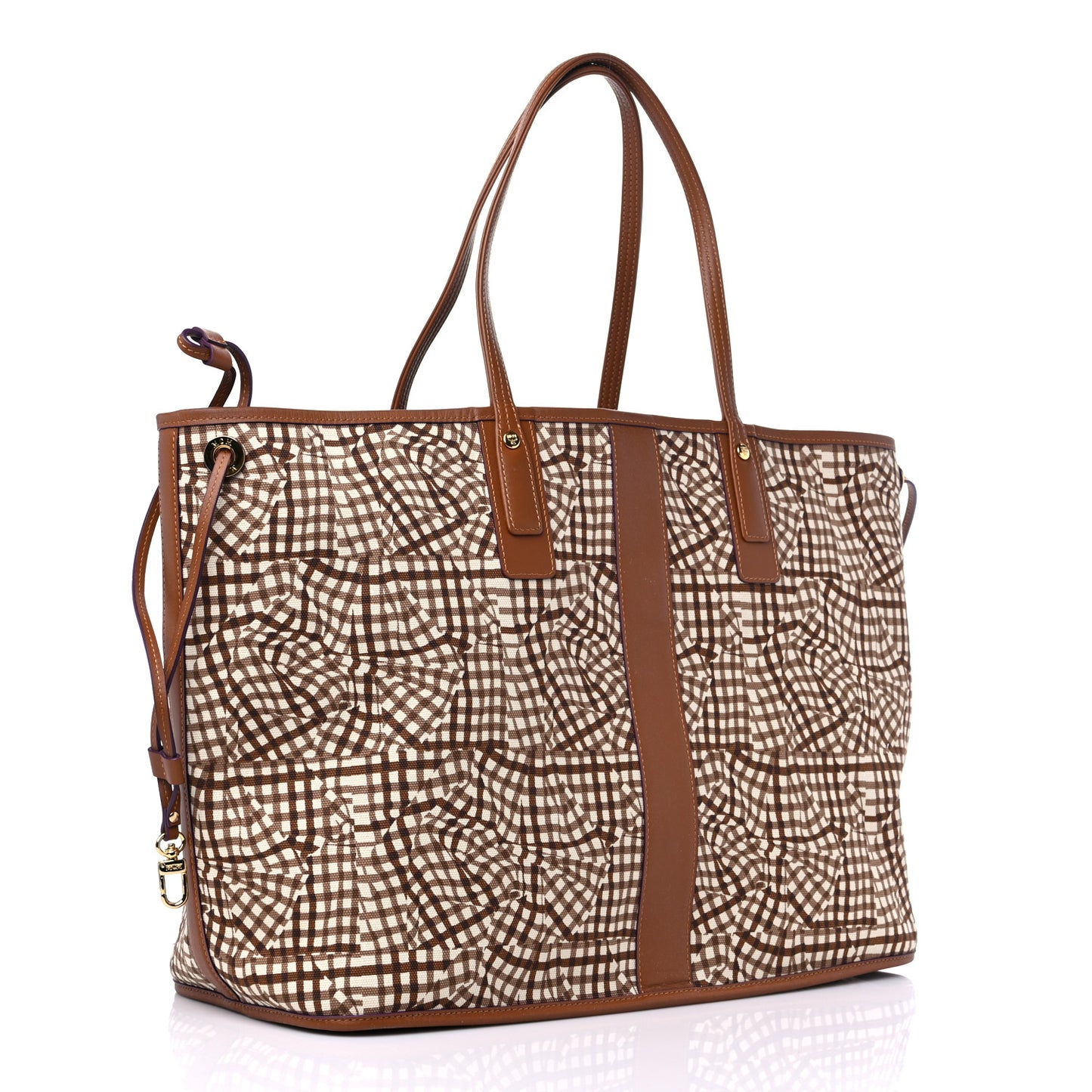 Visetos Large Liz Reversible Shopper Tote Cognac