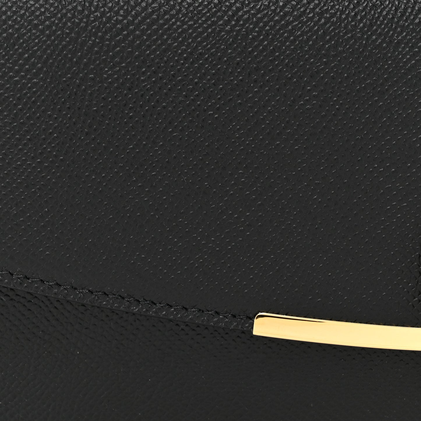 Hammered Calfskin Mini Gancini Icona Bag Black