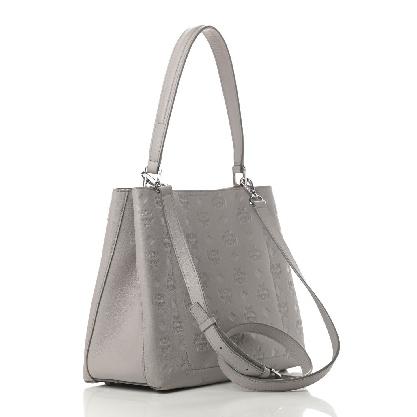 Calfskin Ottomar Monogram Sarah Convertible Hobo Dove