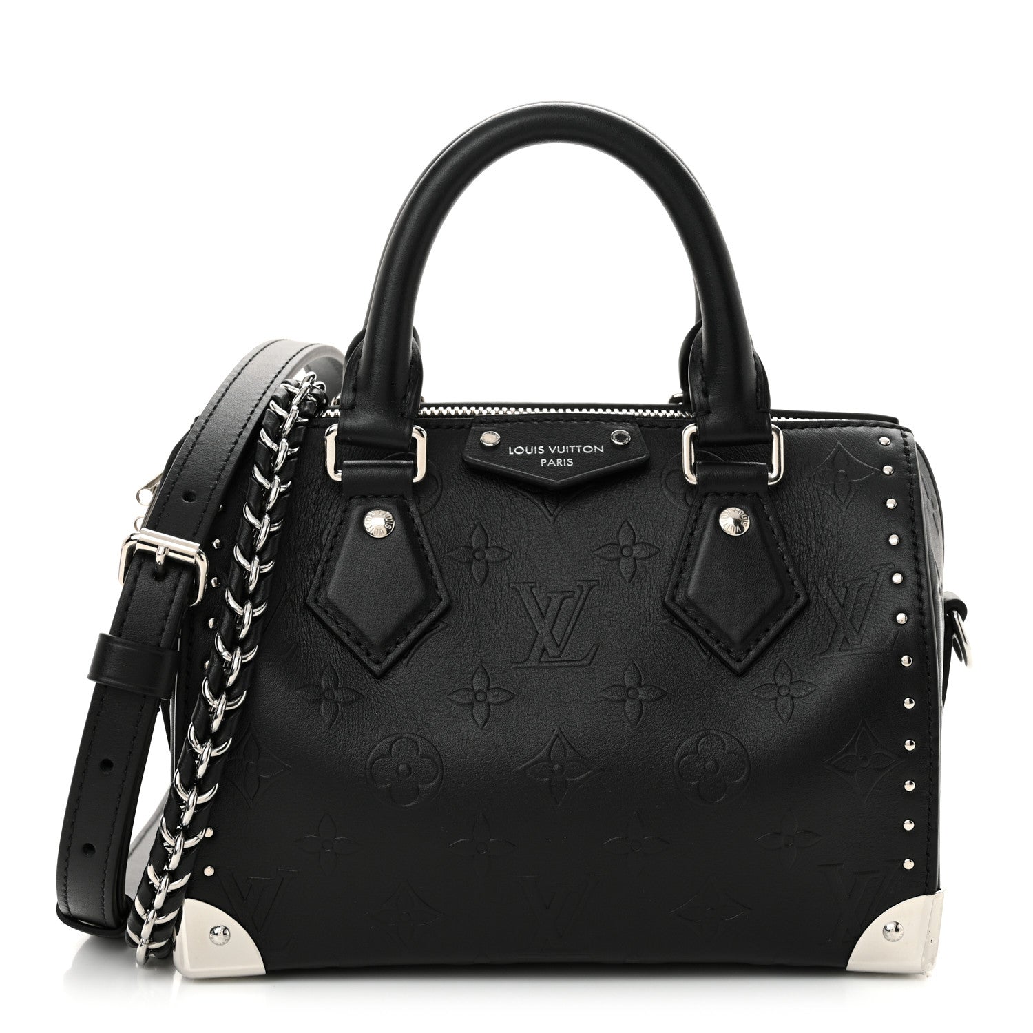 Louis Vuitton Calfskin Monogram Bold Speedy Trunk 20 1 of 10