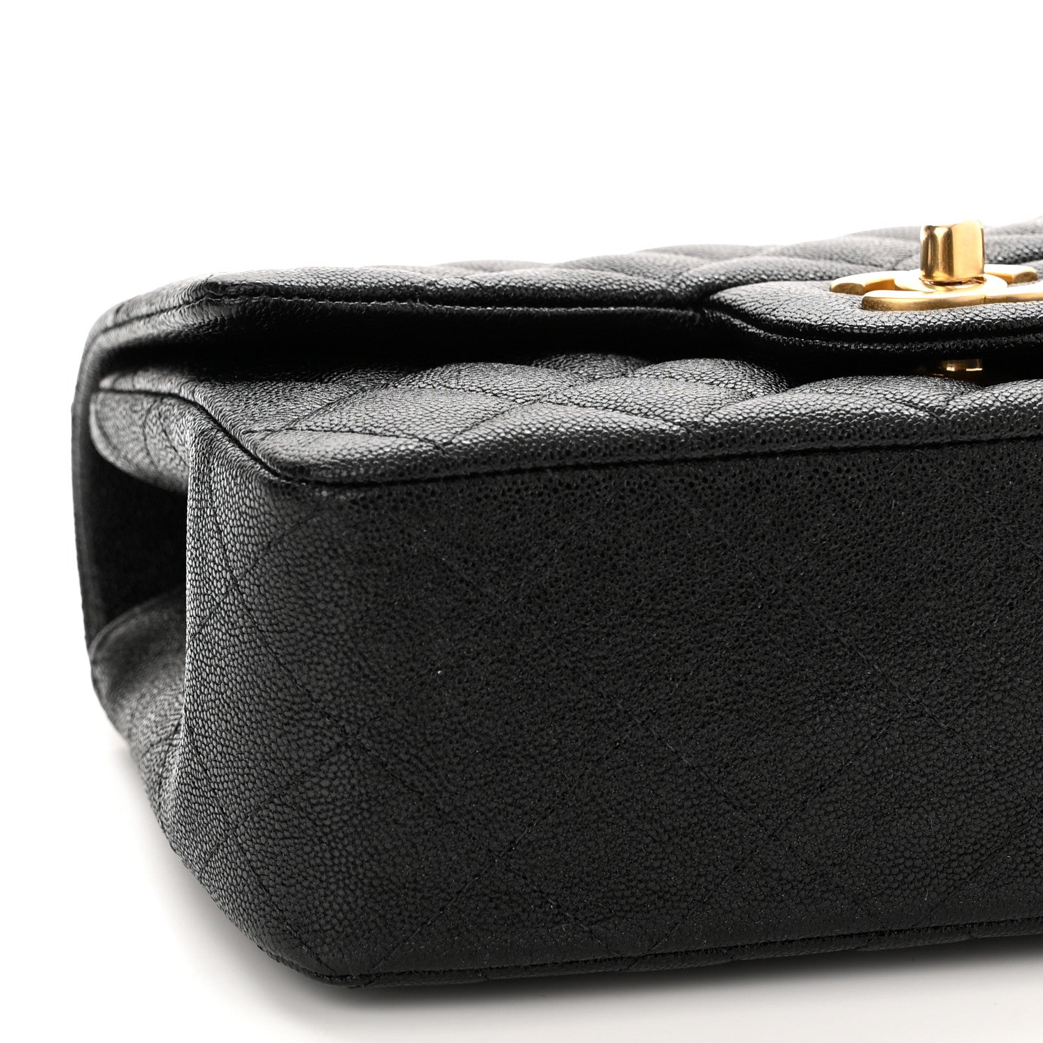 Chanel Caviar Quilted Mini Top Handle Rectangular Flap Black 9 of 11