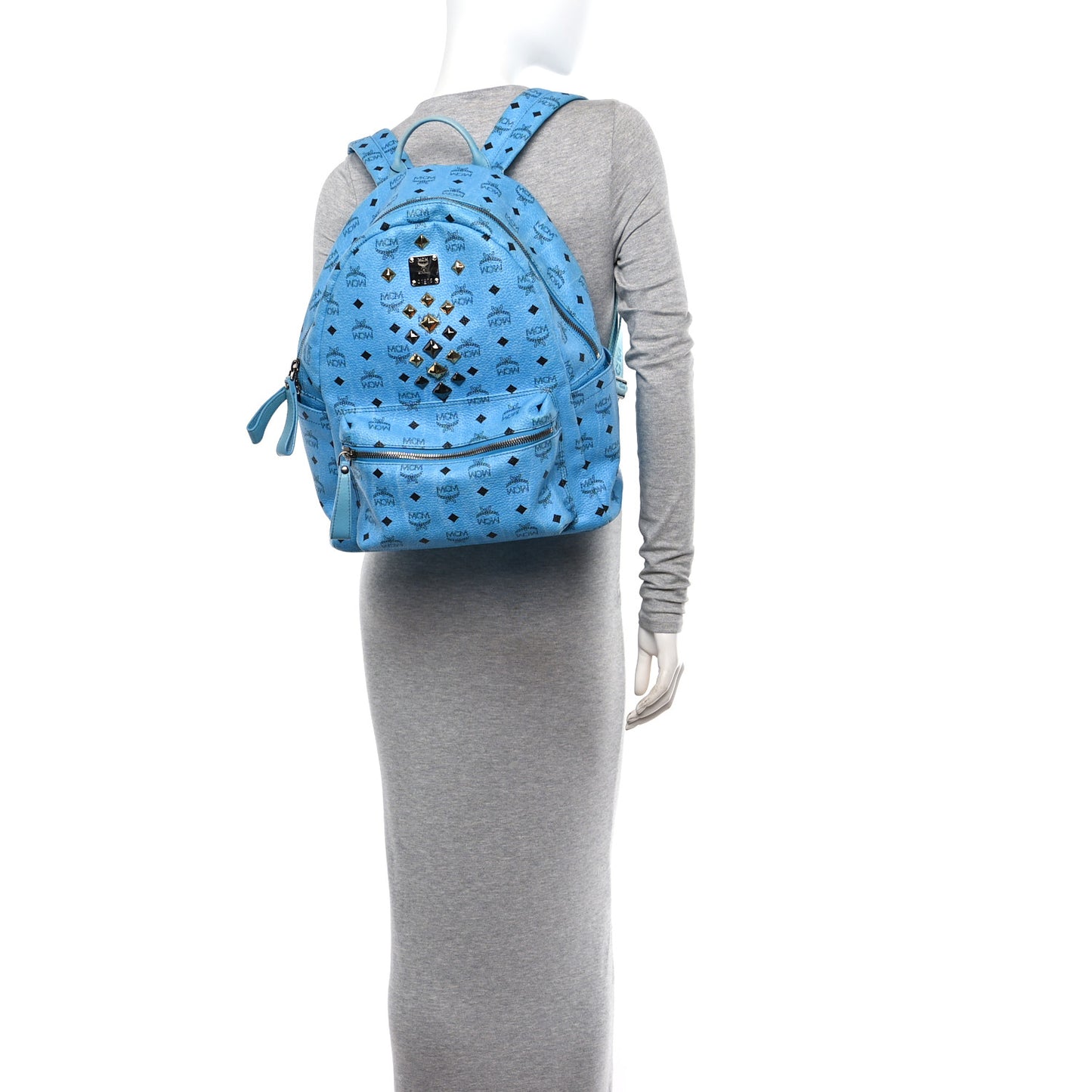 Visetos Studded Medium Stark M Backpack Blue