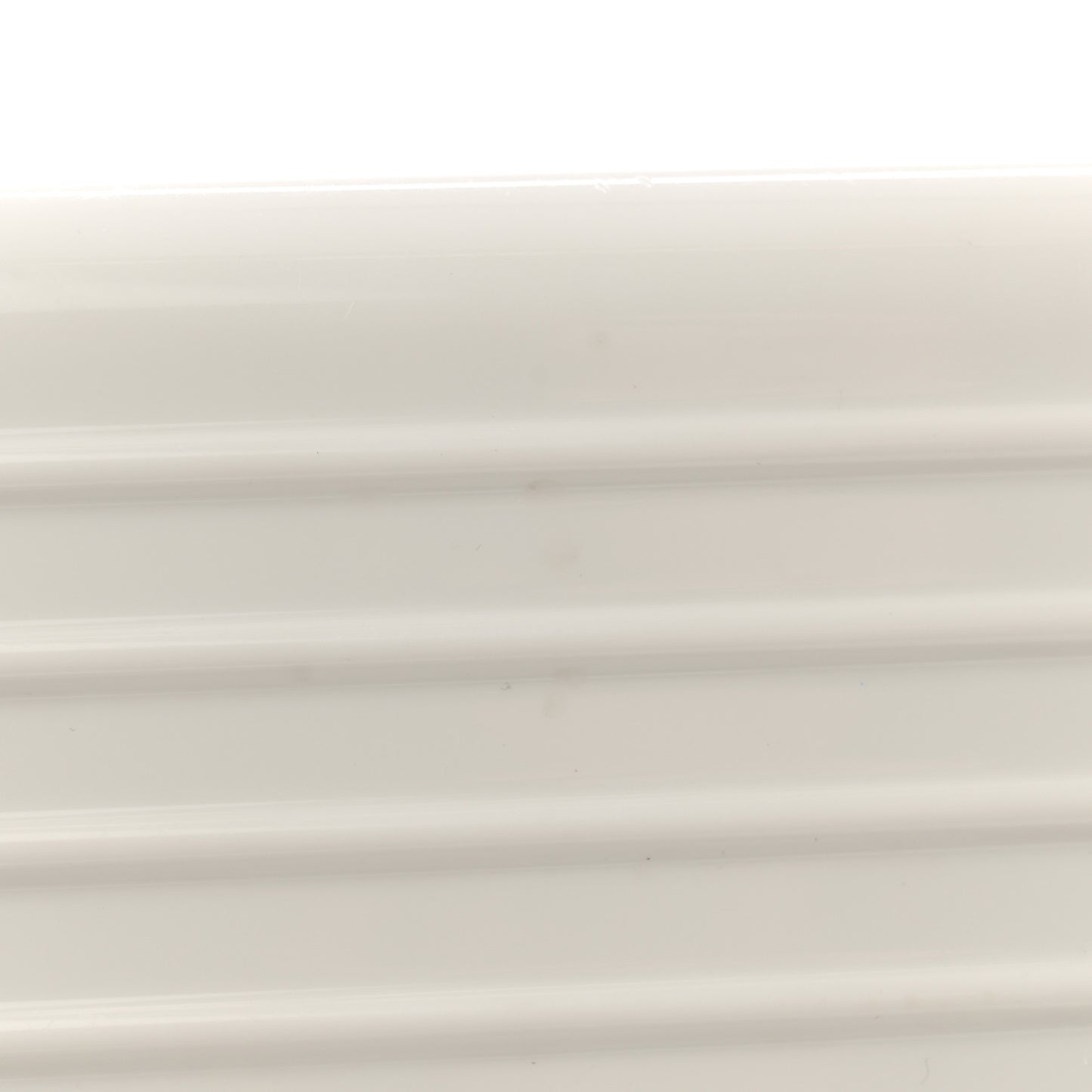 Gloss Polycarbonate Personal Cross-Body Bag White Grey