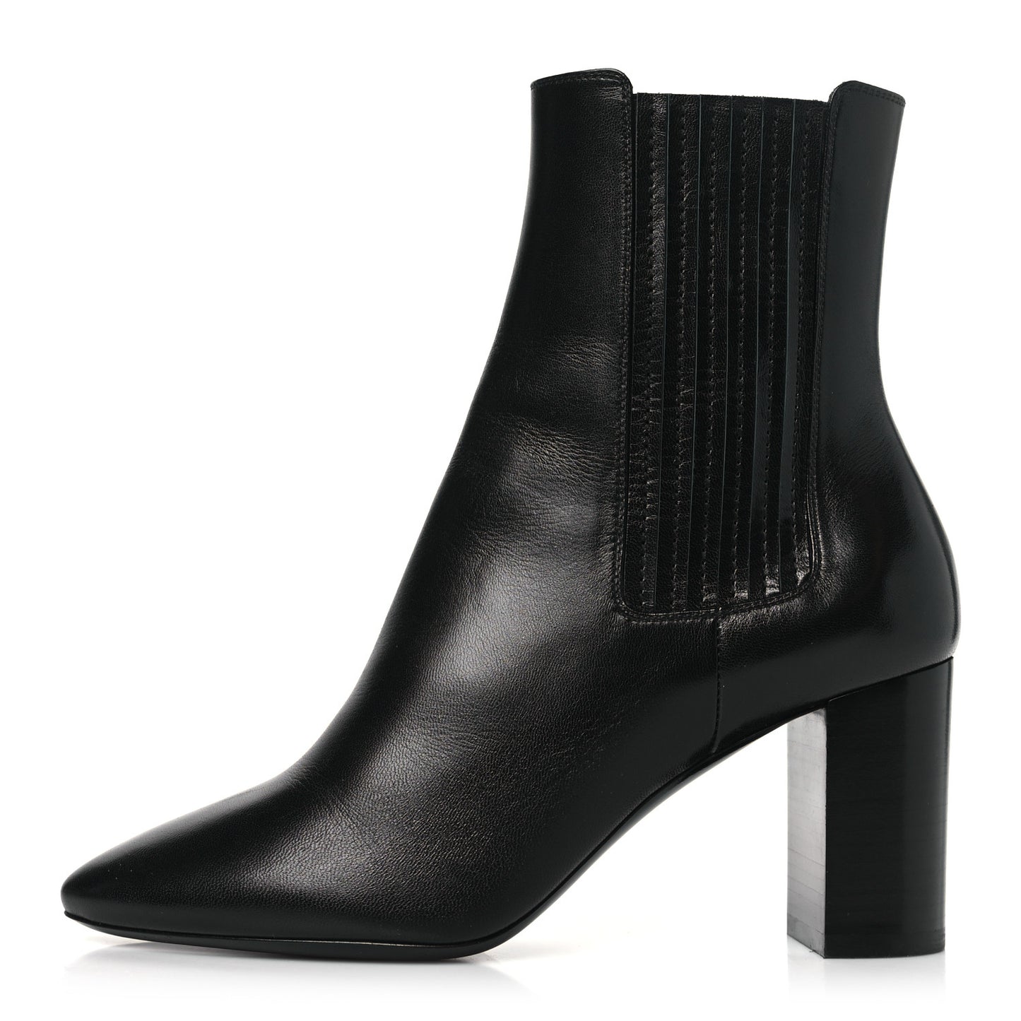 Nappa Lou 75 Ankle Zip Boots 36 Black