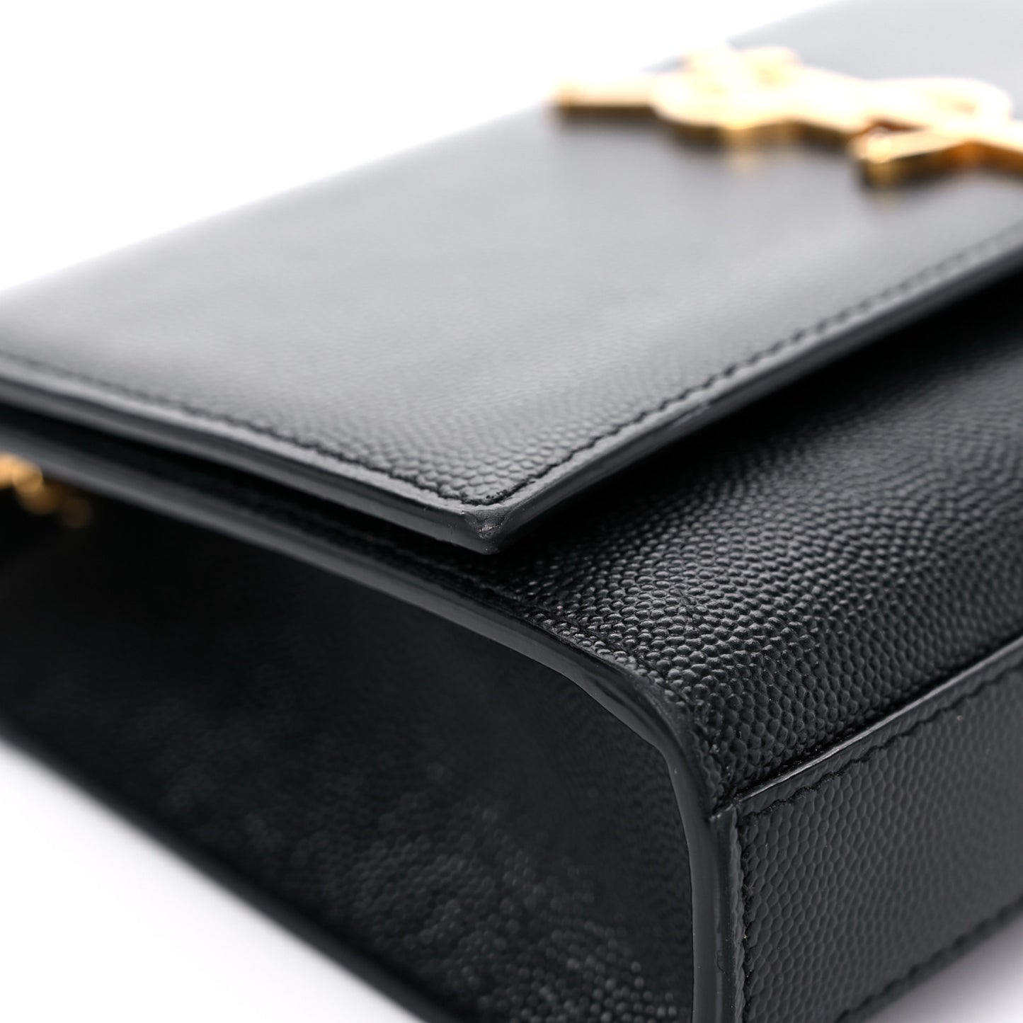 Grain De Poudre Small Monogram Kate Satchel Black