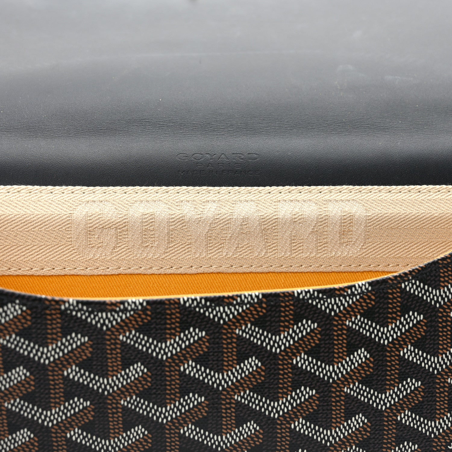 Goyard Goyardine Monte Carlo Bois Black Gold 6 of 9
