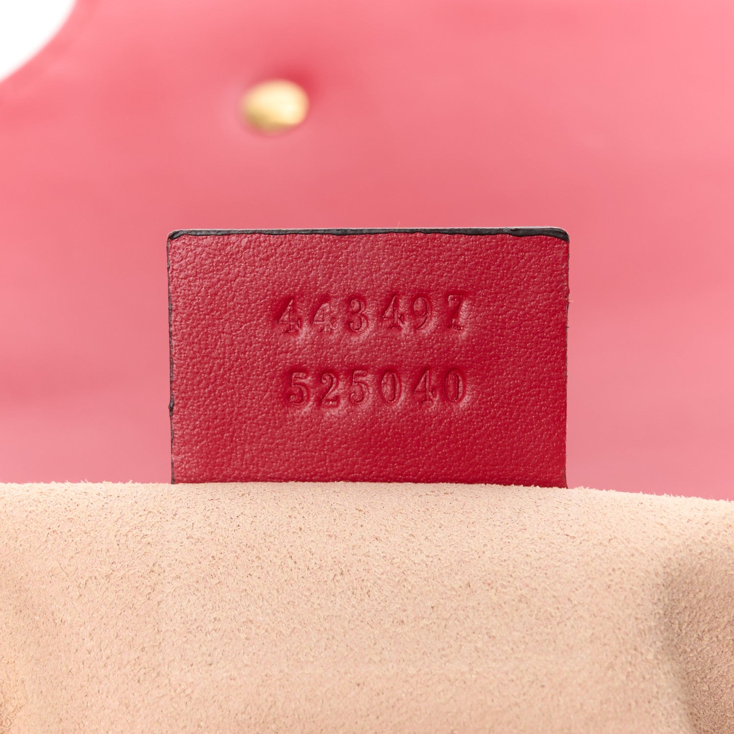 Gucci Calfskin Matelasse Small GG Marmont Shoulder Bag Hibiscus Red 7 of 11