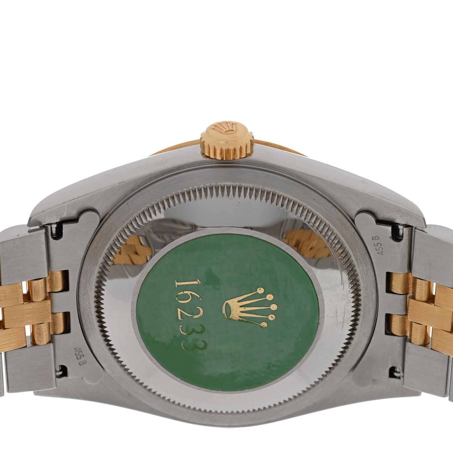 Stainless Steel 18K Yellow Gold 36mm Oyster Perpetual Datejust Watch Champagne 16233