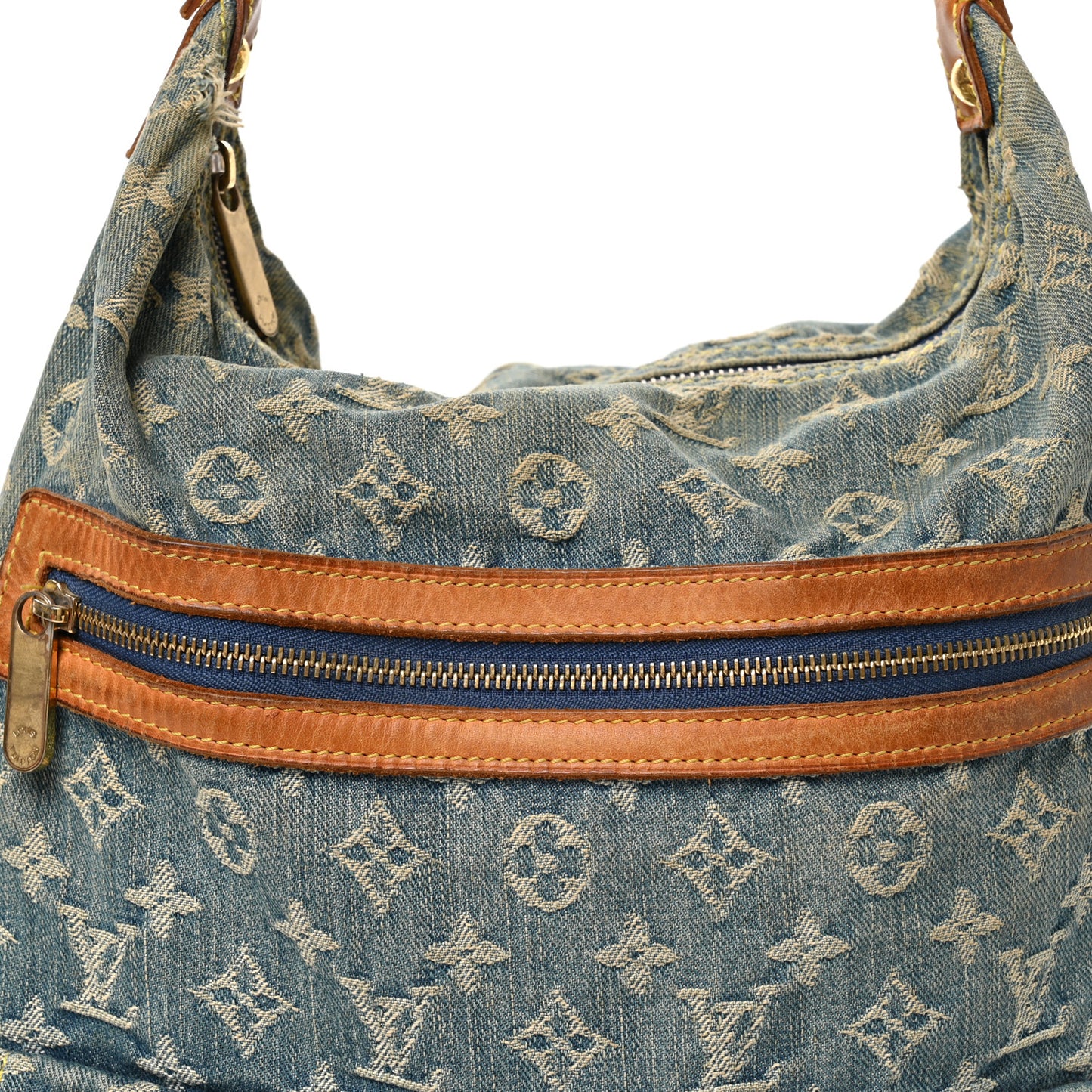 Denim Monogram Baggy GM Blue